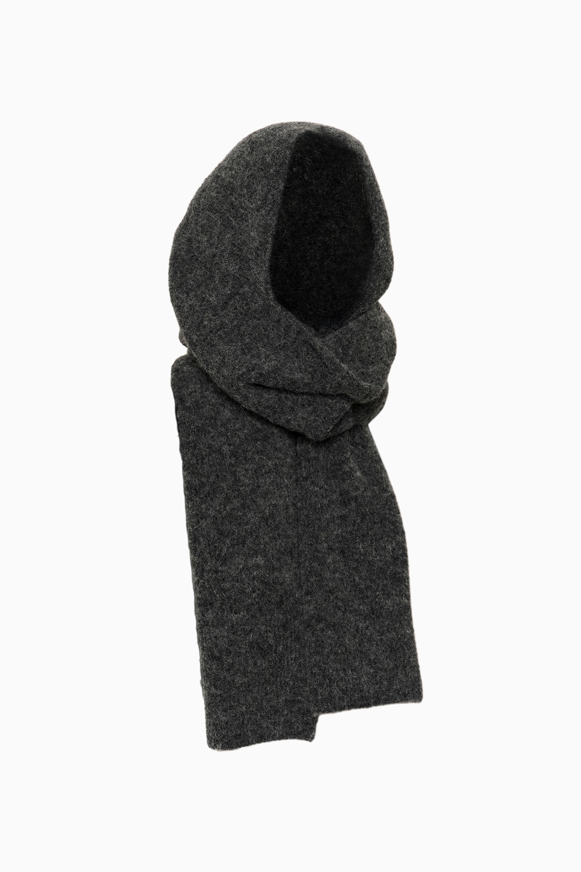 Alpha Hoodscarf - Charcoal Melange