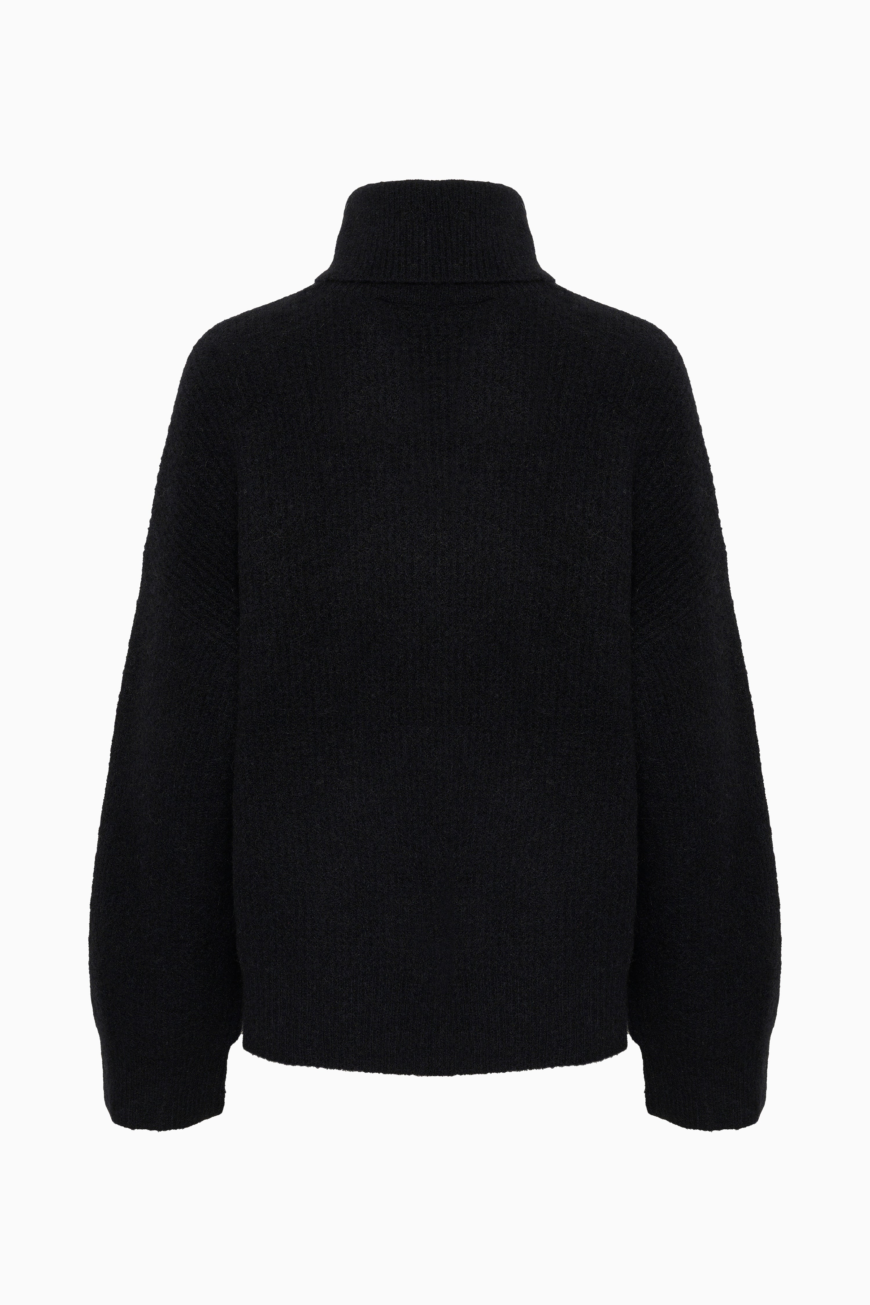 Alpha Rollneck Pullover - Black