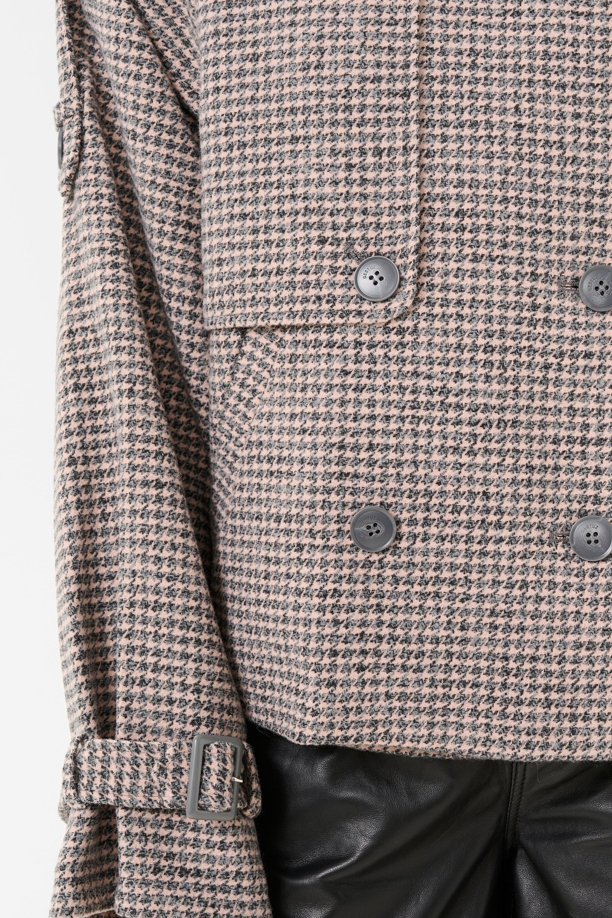 Avic Jacket - Rose Dust / Grey Houndstooth