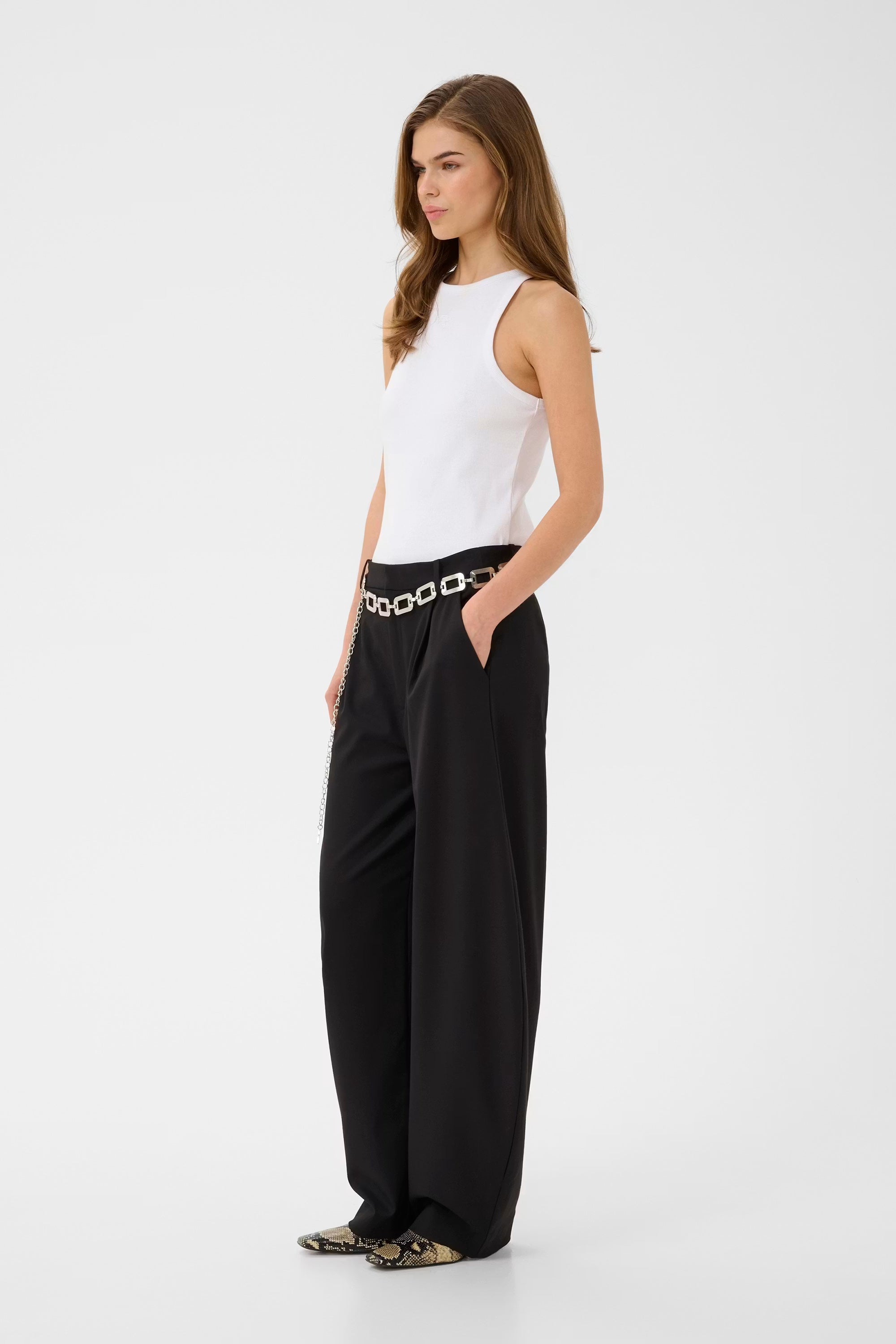 Callia Barrel Pants - Black