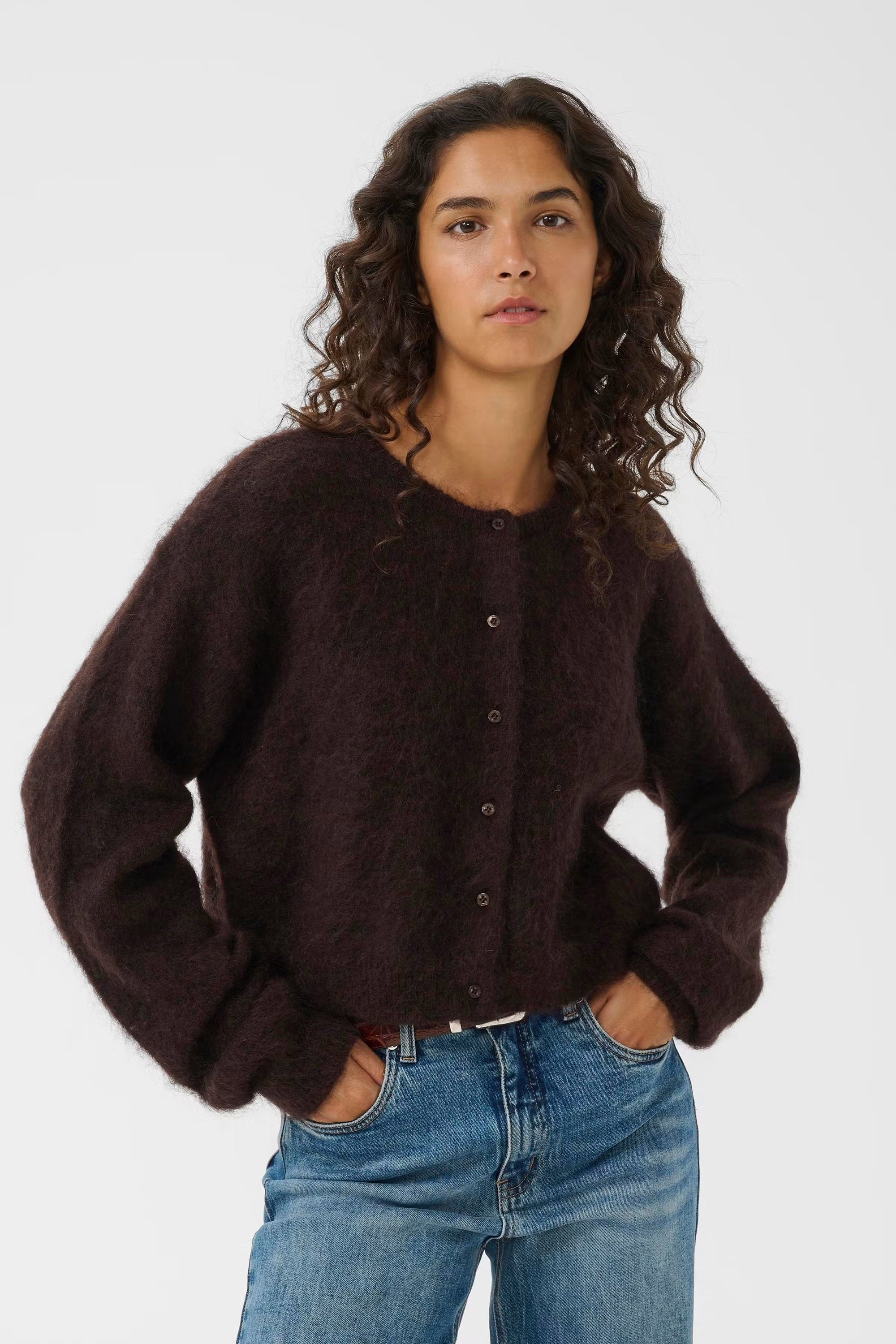 Debbie Cardigan - Ganache Melange