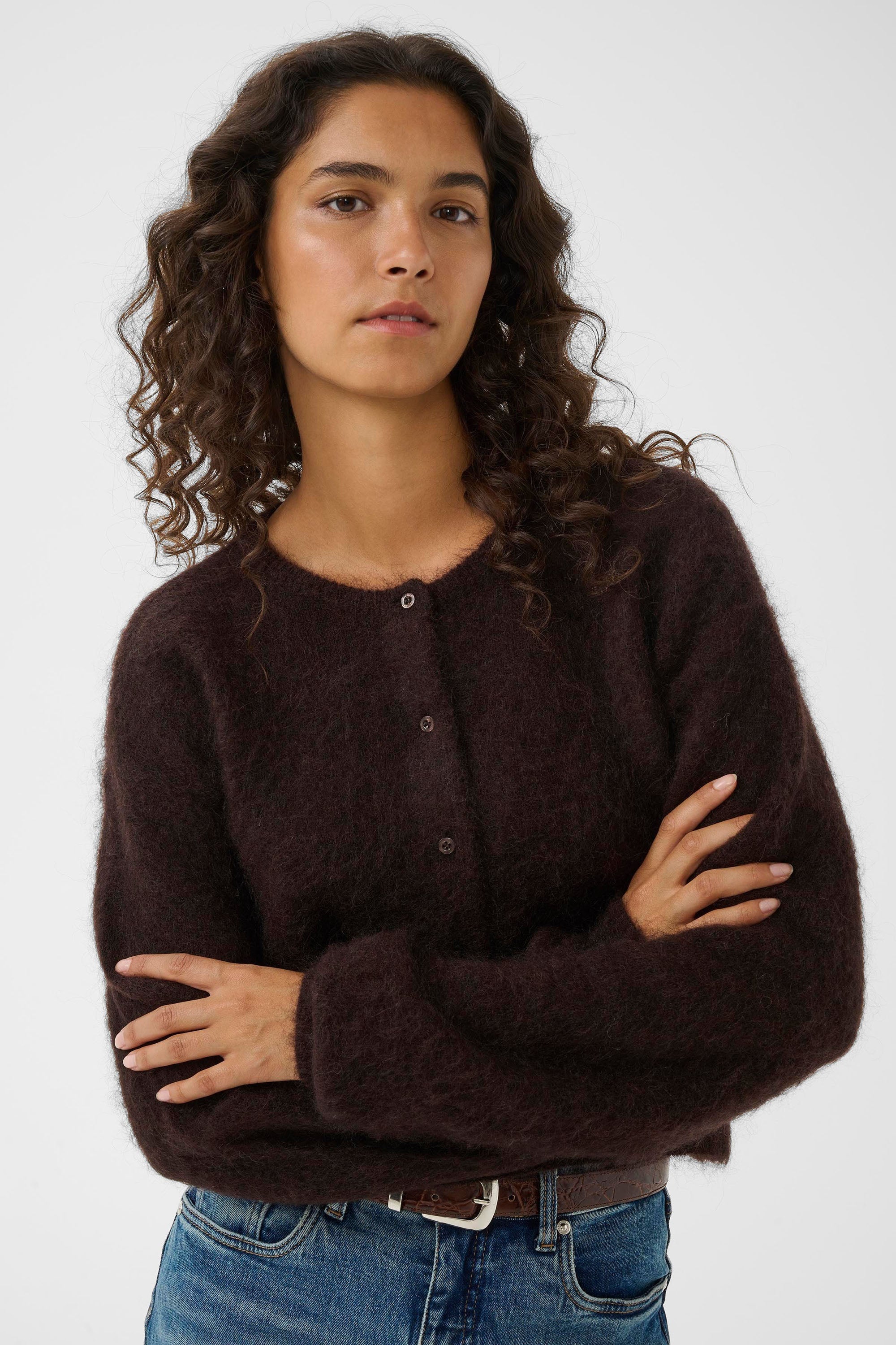 Debbie Cardigan - Ganache Melange