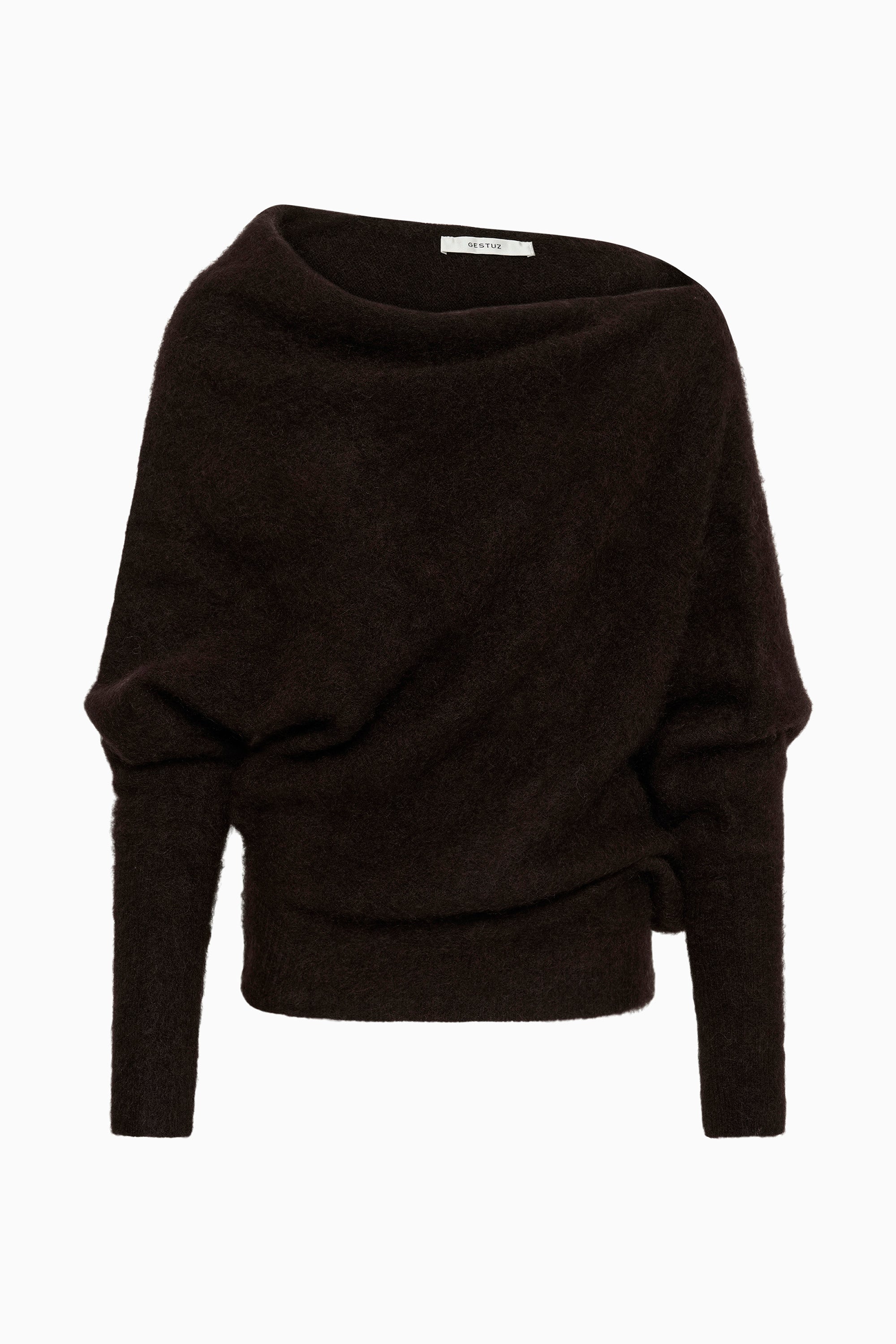 Debbie Drape Pullover - Ganache Melange
