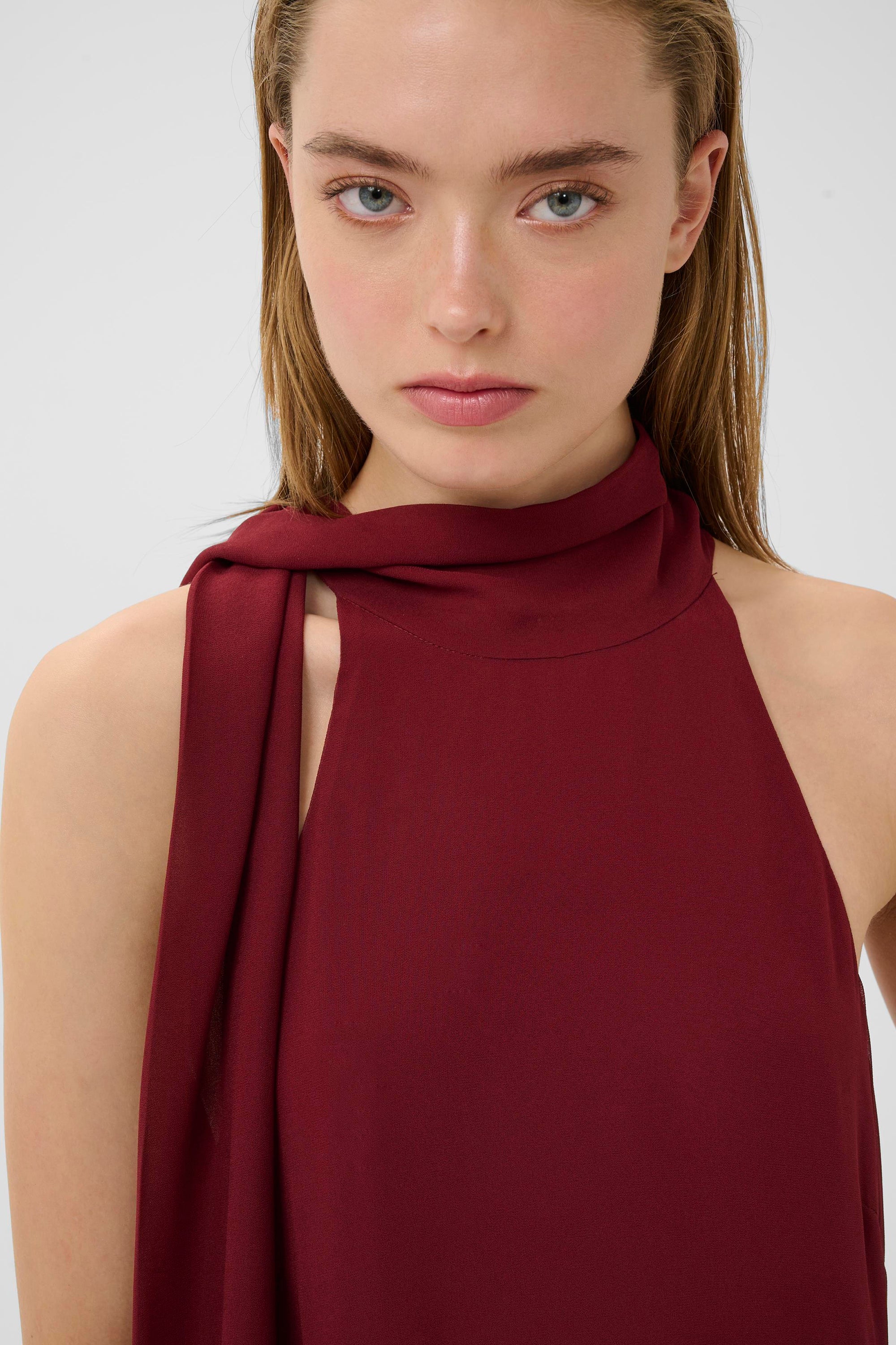 Dorah Dress - Cabernet