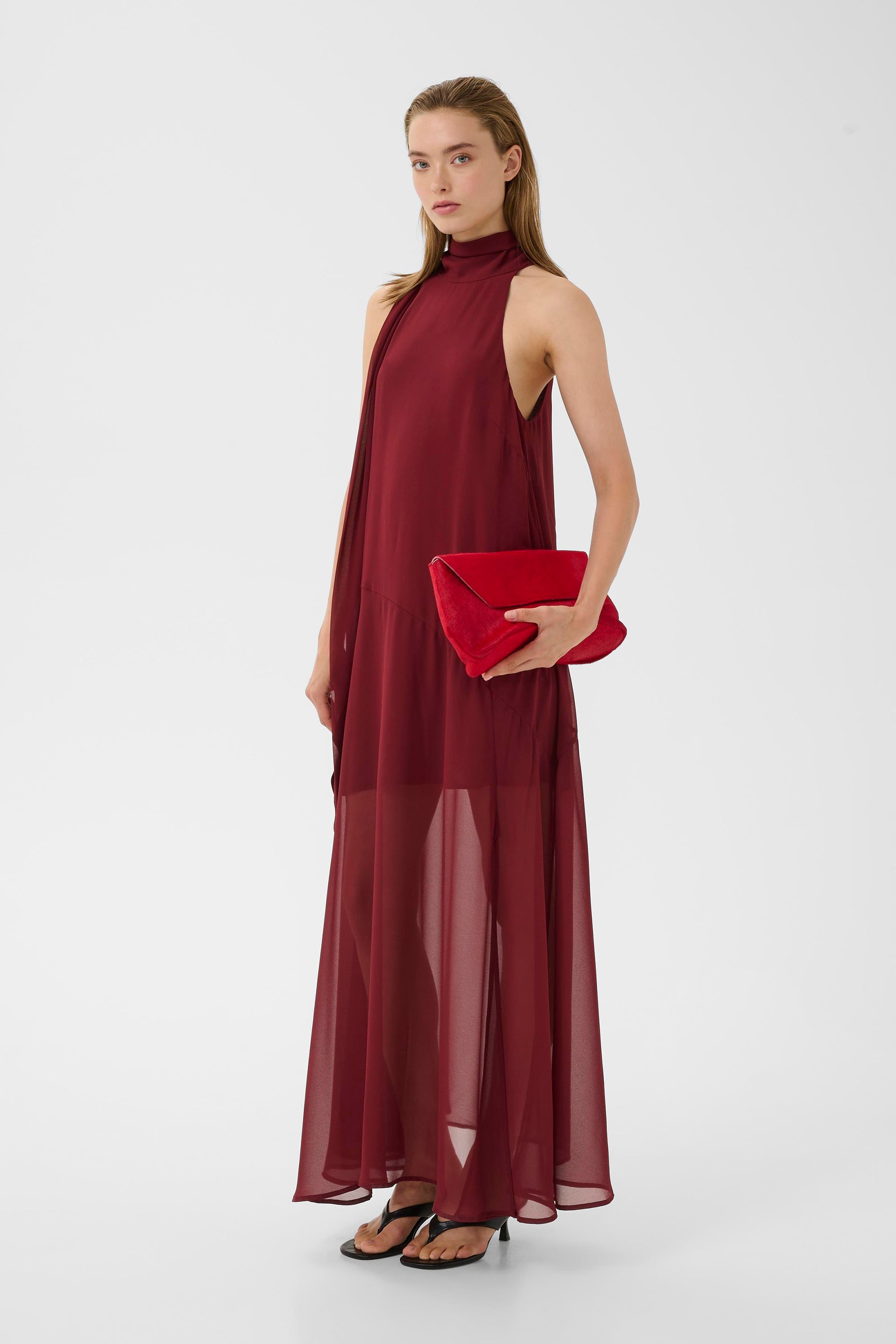 Dorah Dress - Cabernet
