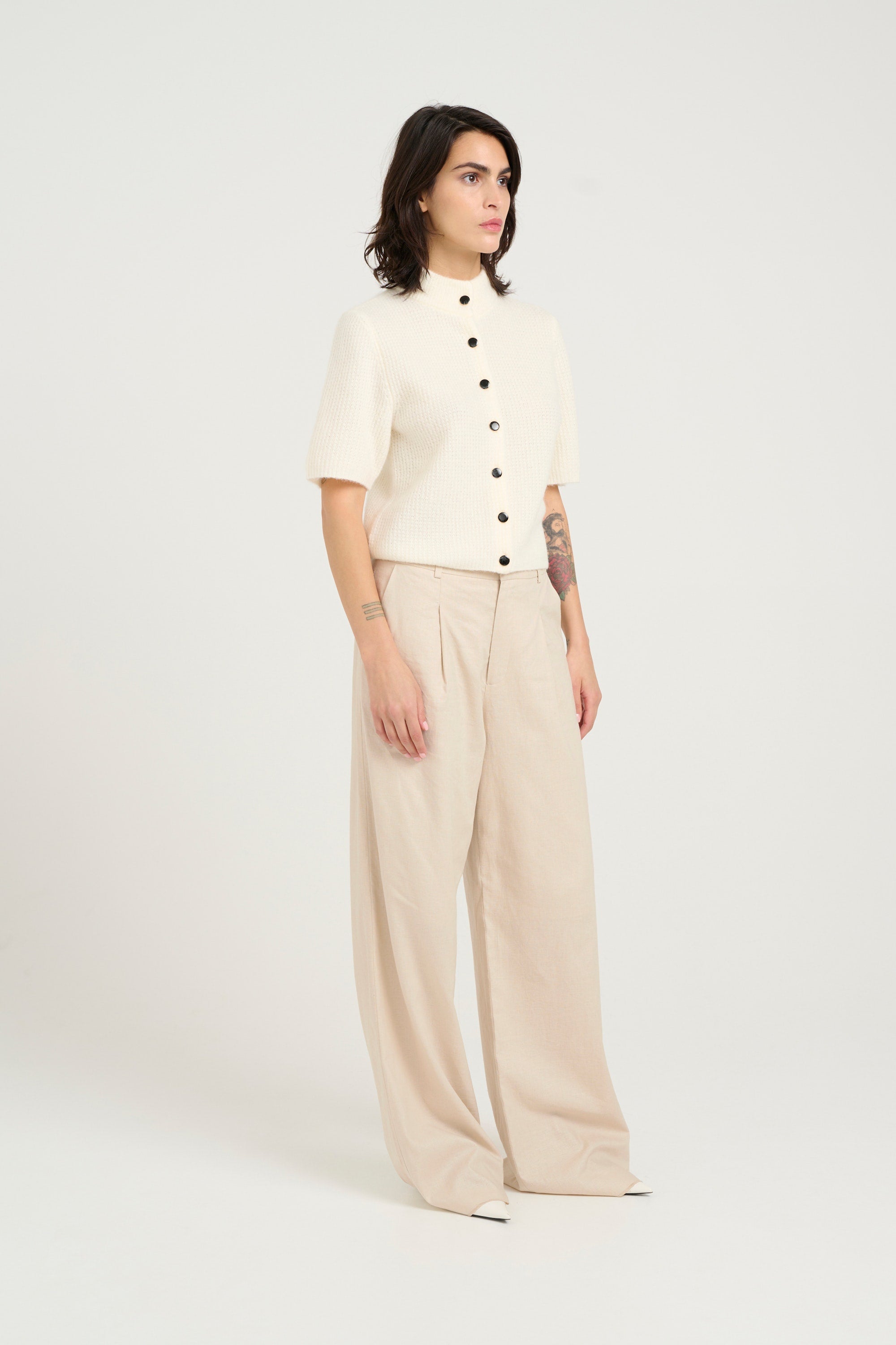 Elarah Linen HW Pants - Ancient Scroll - RUM Amsterdam