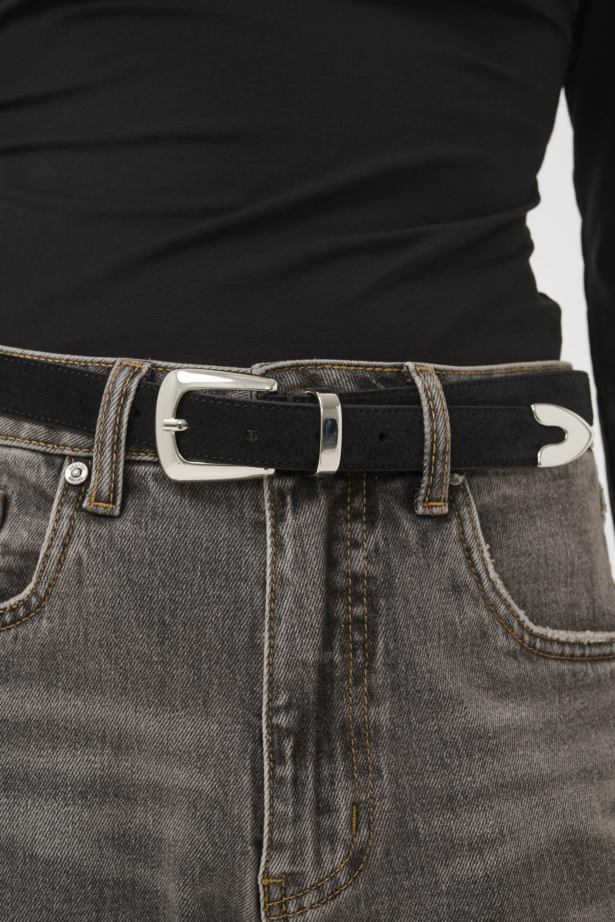 Filua Suede Belt - Black