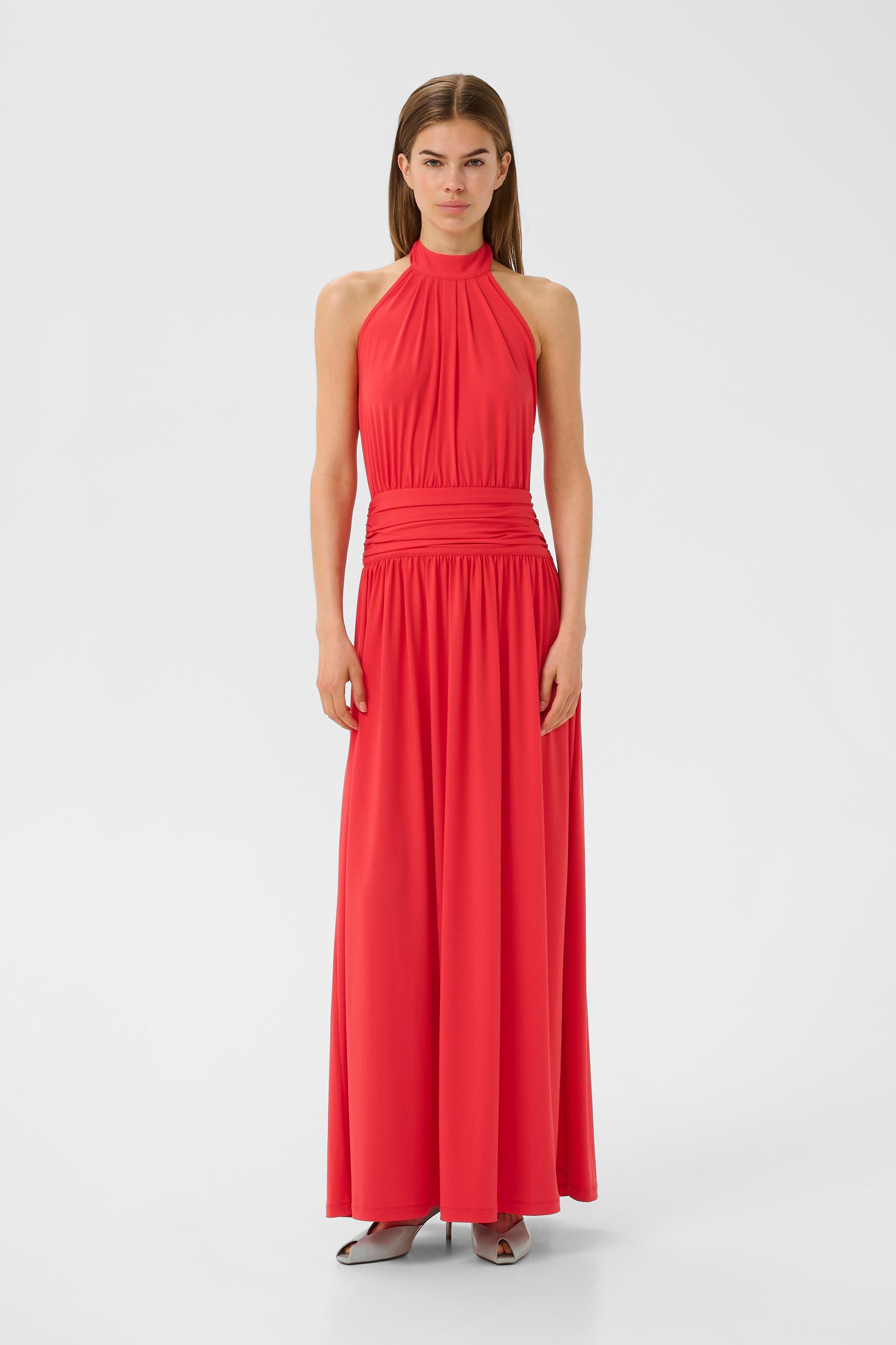 Kadie Dress - Tomato