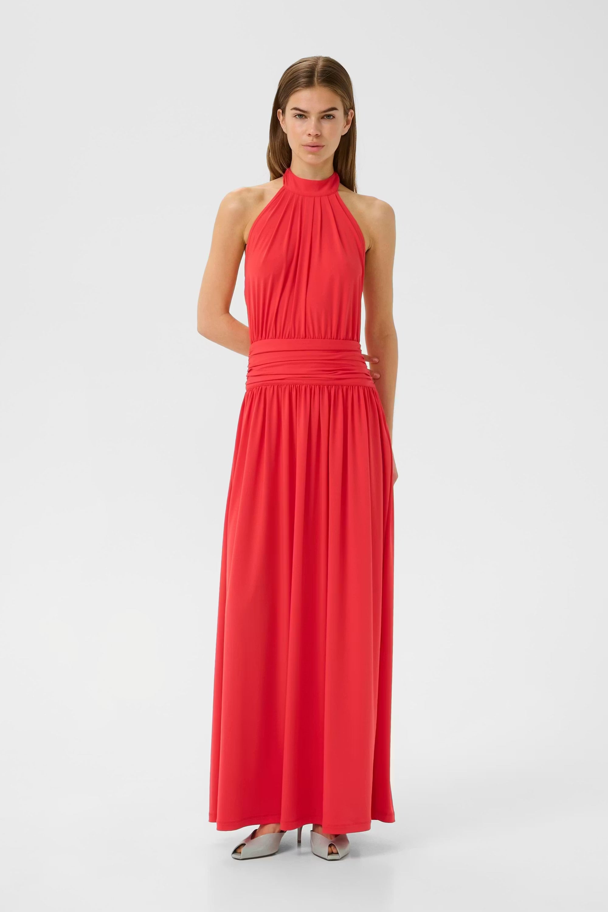 Kadie Dress - Tomato