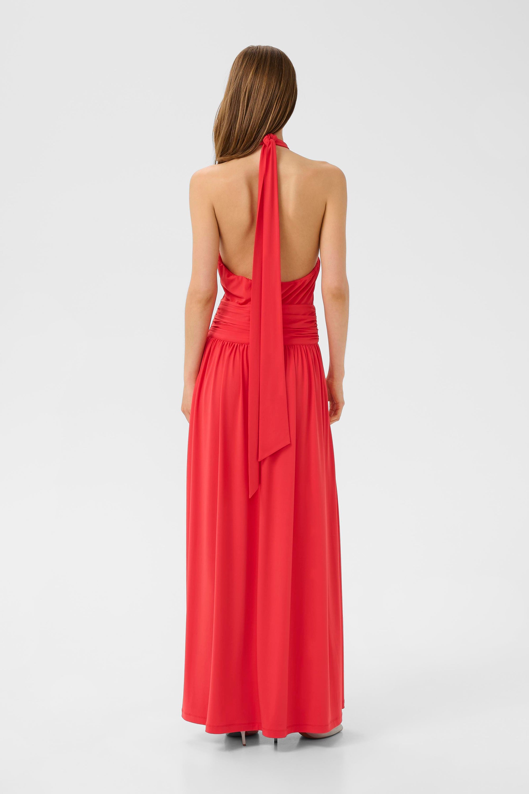 Kadie Dress - Tomato