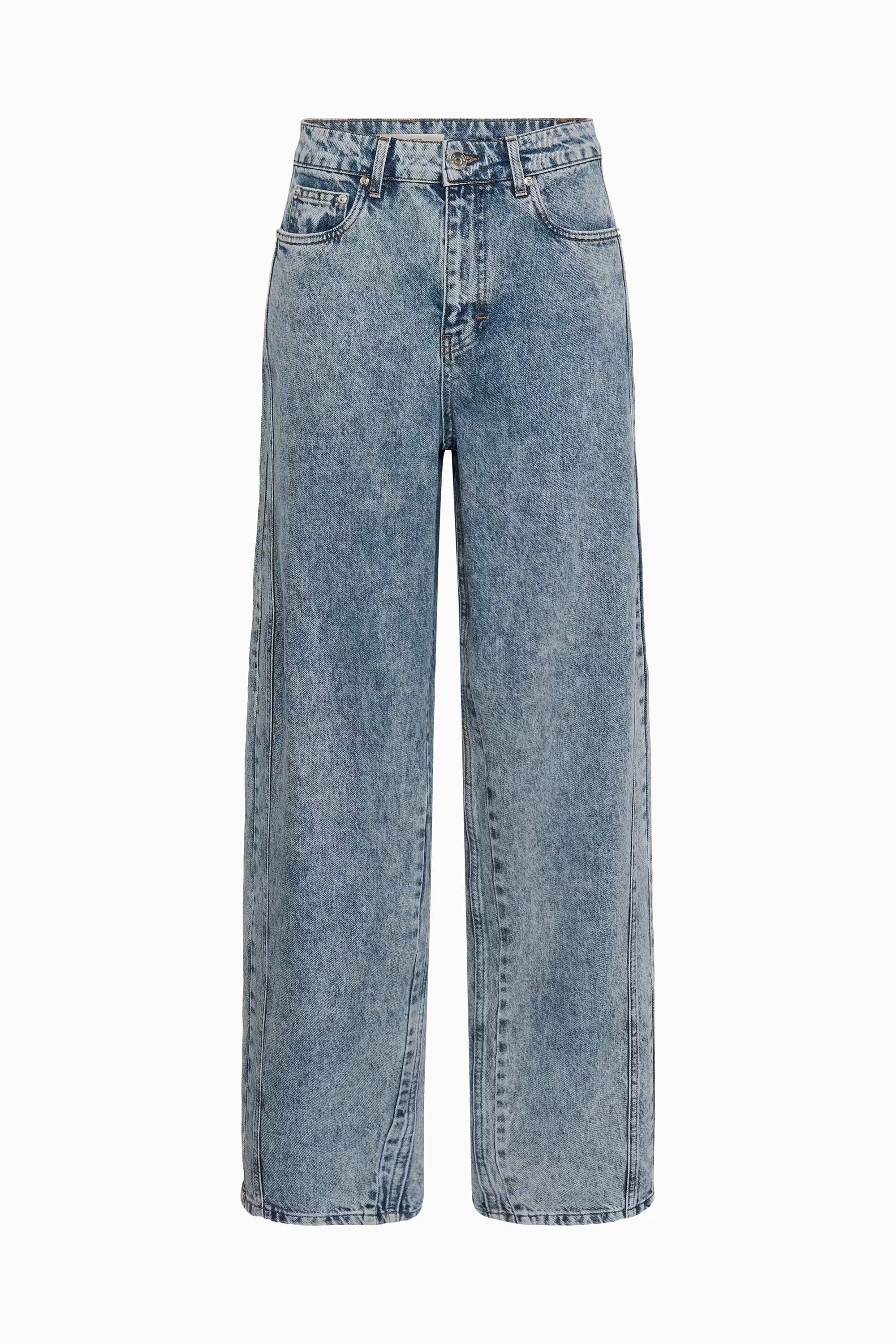 Mawi Balloon Jeans - Light Blue Acid Wash