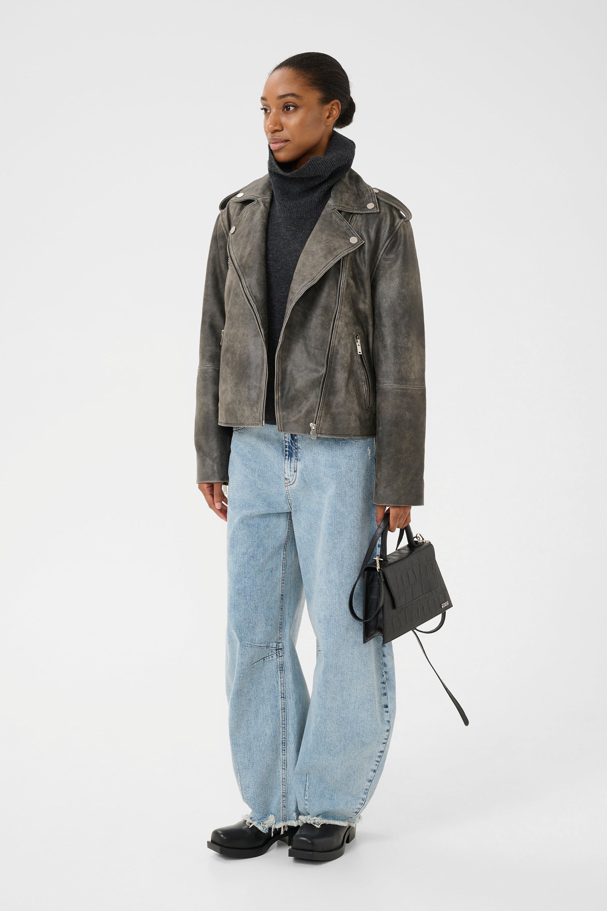 Naomi Vintage Jacket - Cold Vintage Grey