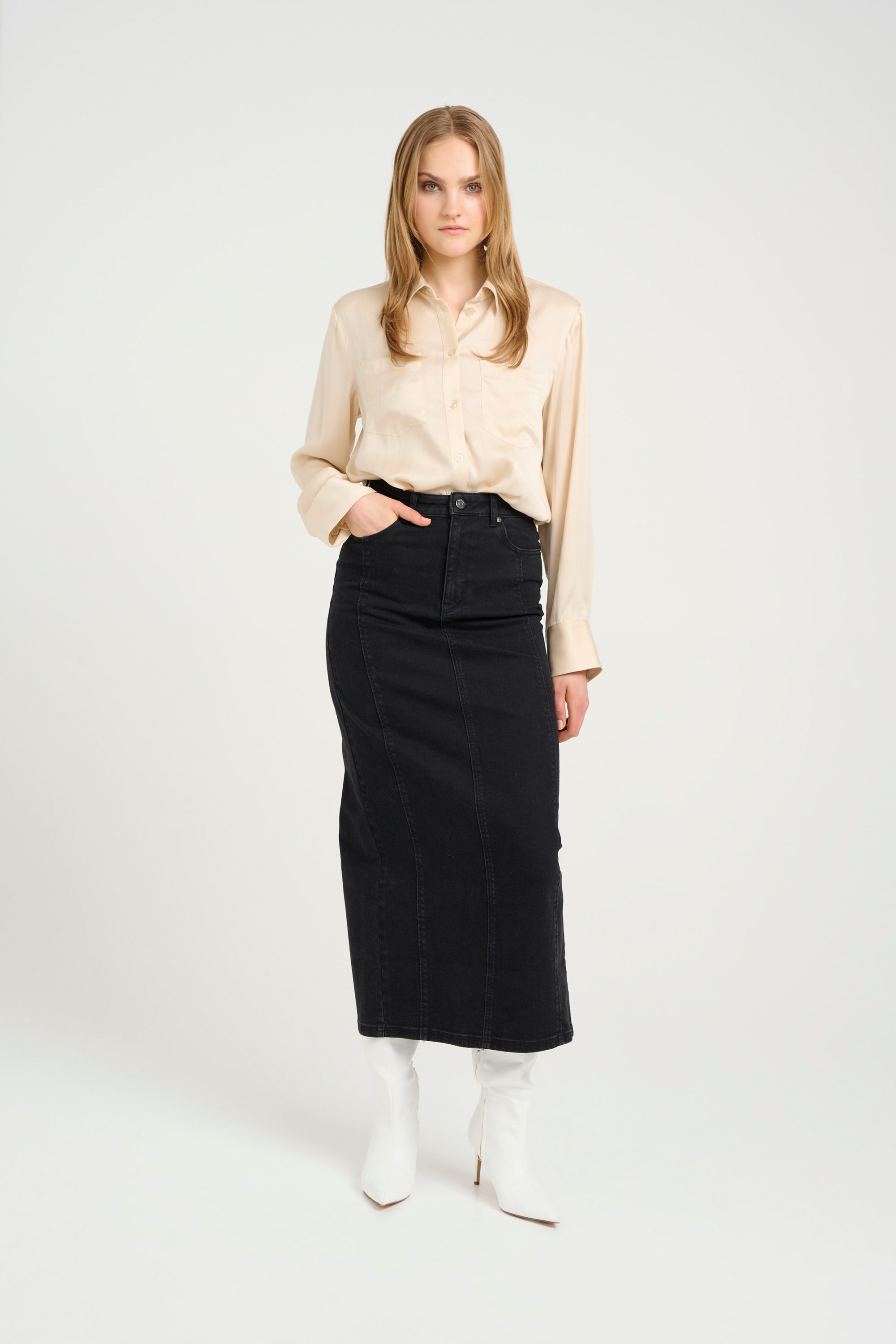 Silke Shirt - Birch