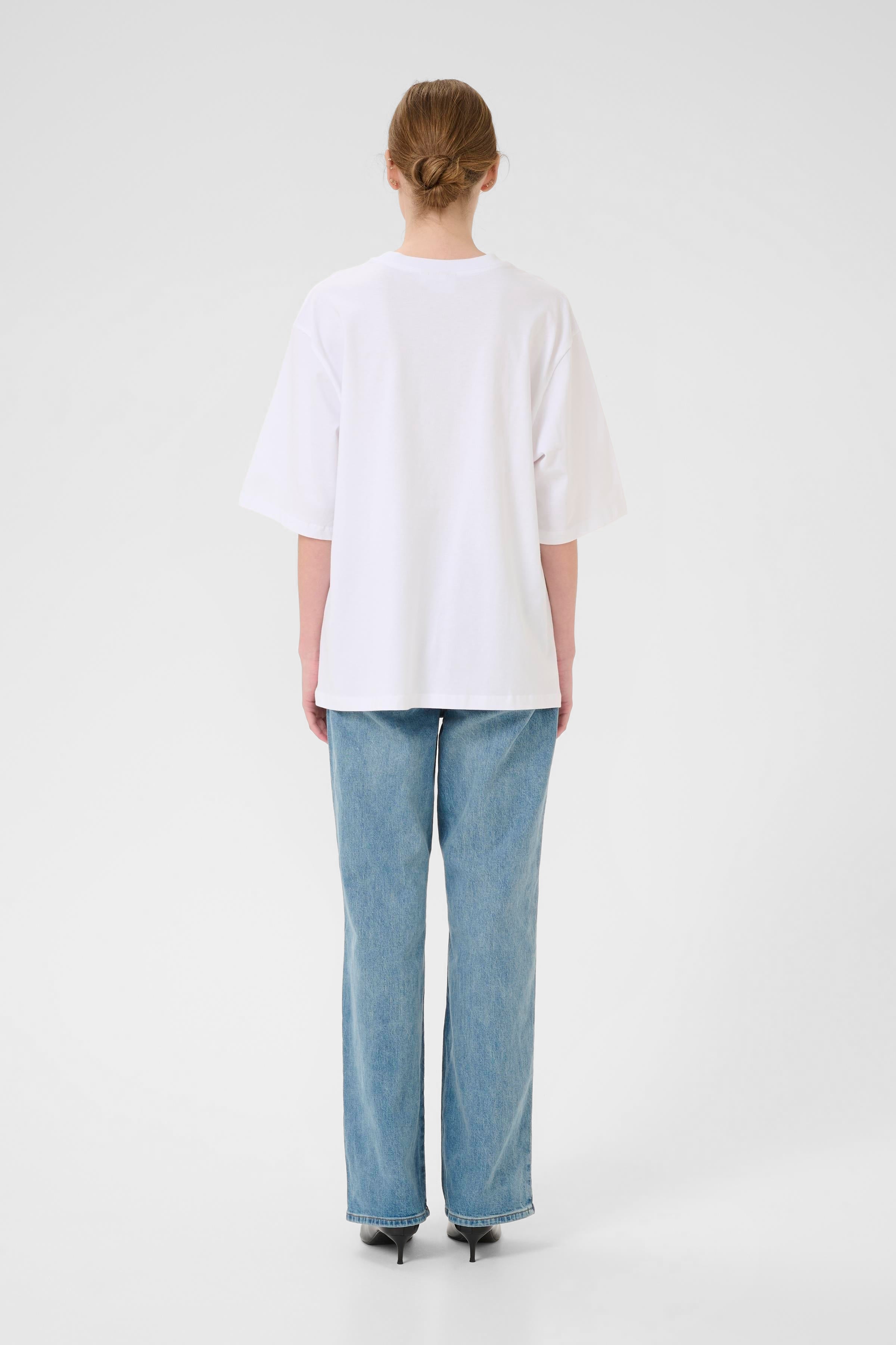 Simma EMB Tee - Bright White