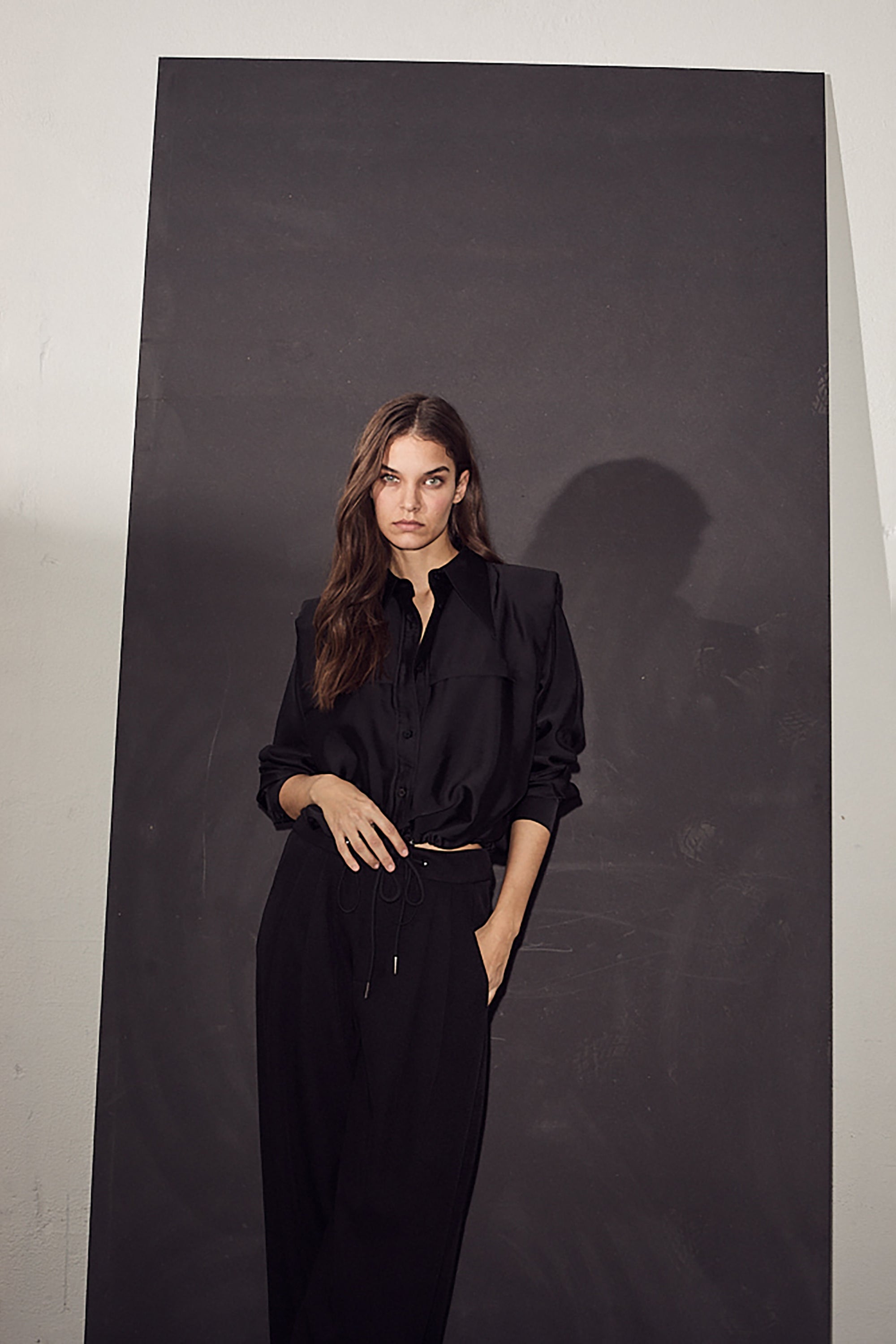 Michelle Tailor Tie Tall Pant - Black - RUM Amsterdam