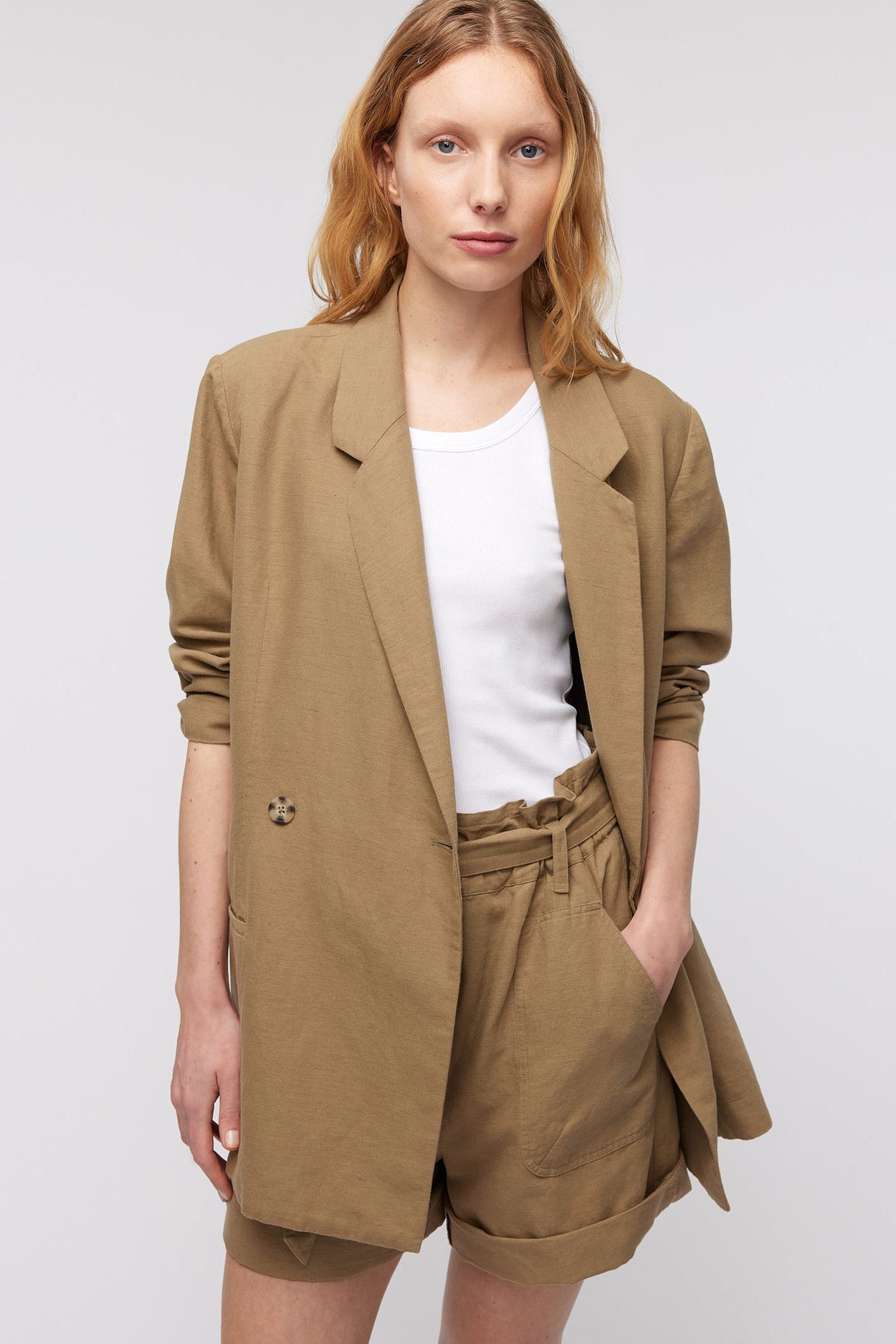 Knit-ted Kelsey Blazer - Khaki - RUM Amsterdam