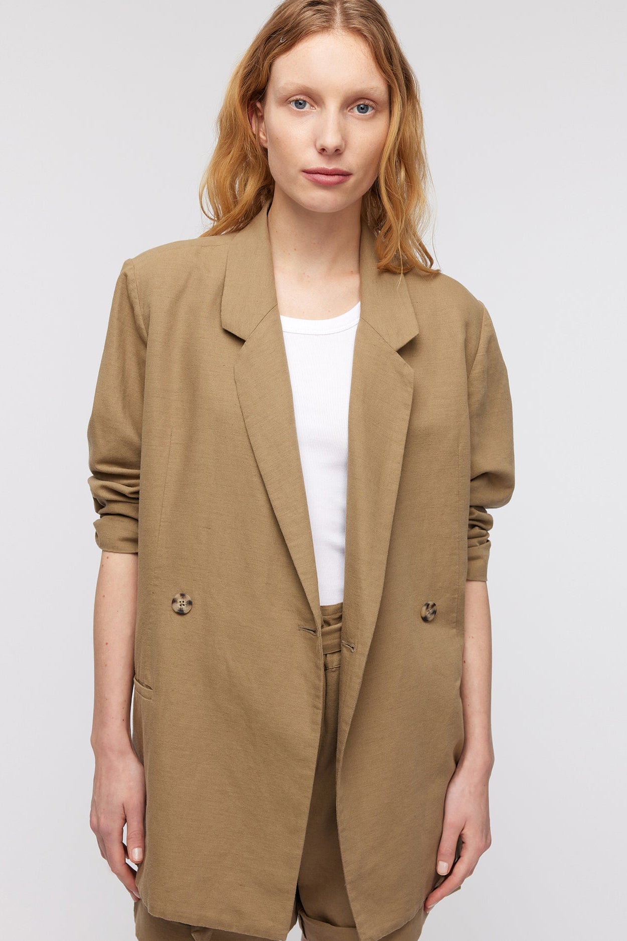 Knit-ted Kelsey Blazer - Khaki - RUM Amsterdam