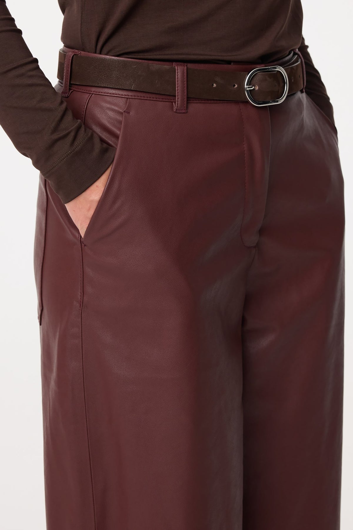 Alba Pants - Burgundy