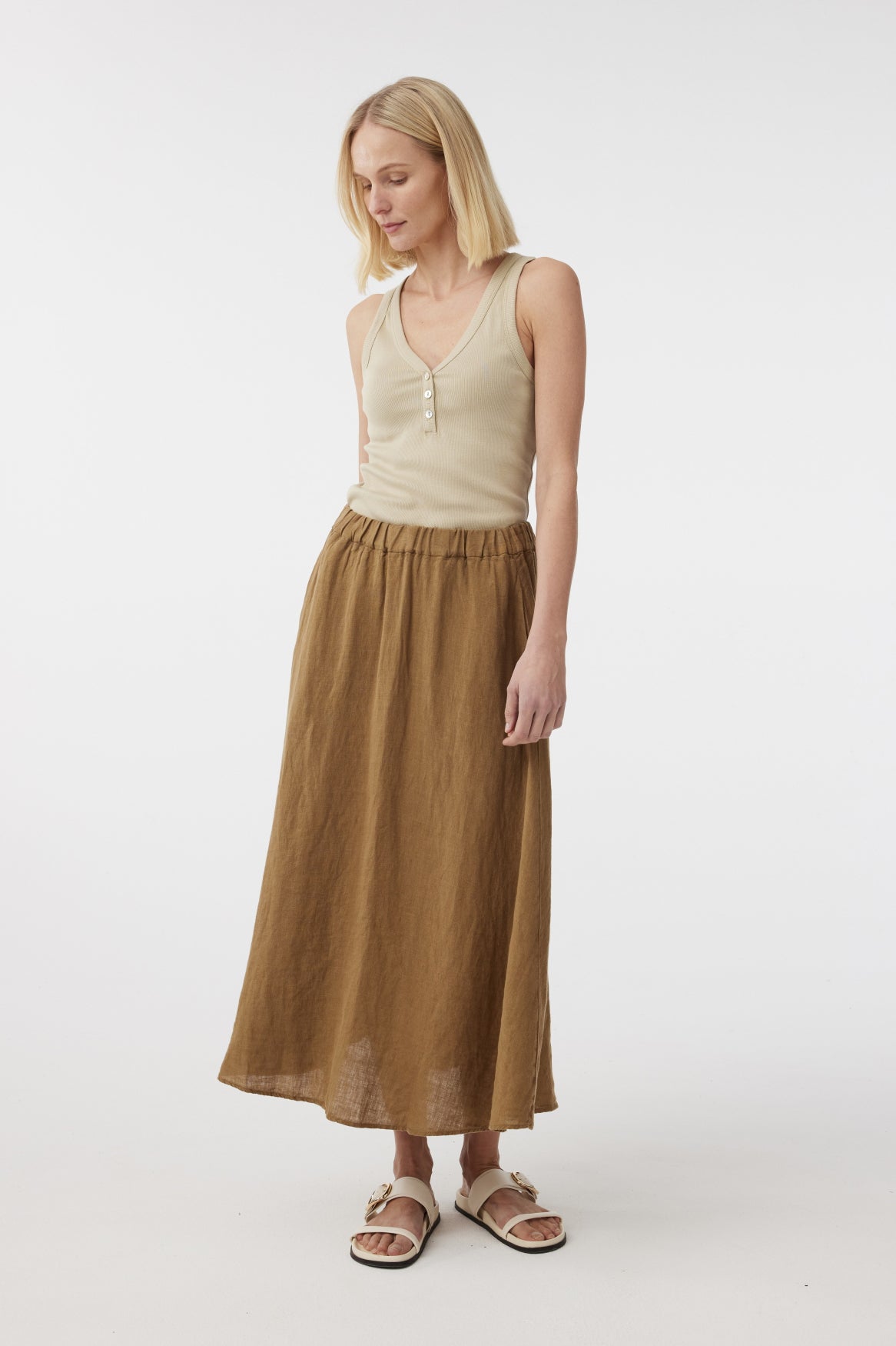 Amanda Skirt - Camel - RUM Amsterdam