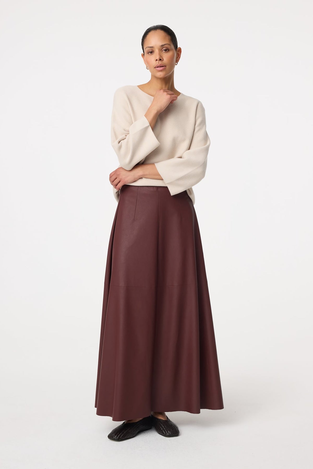 Ayla Skirt - Burgundy