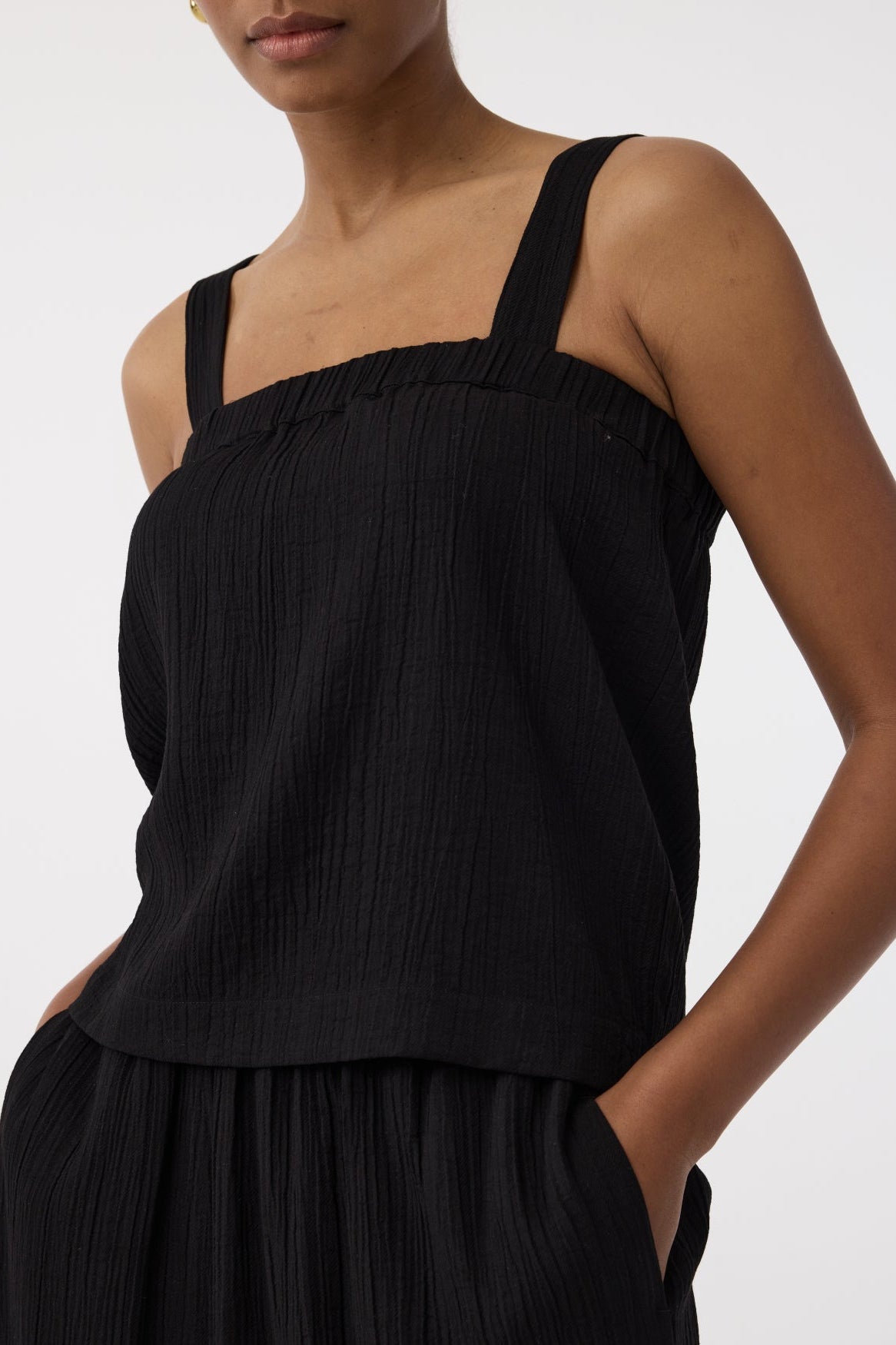 Bodil Top - Black - RUM Amsterdam