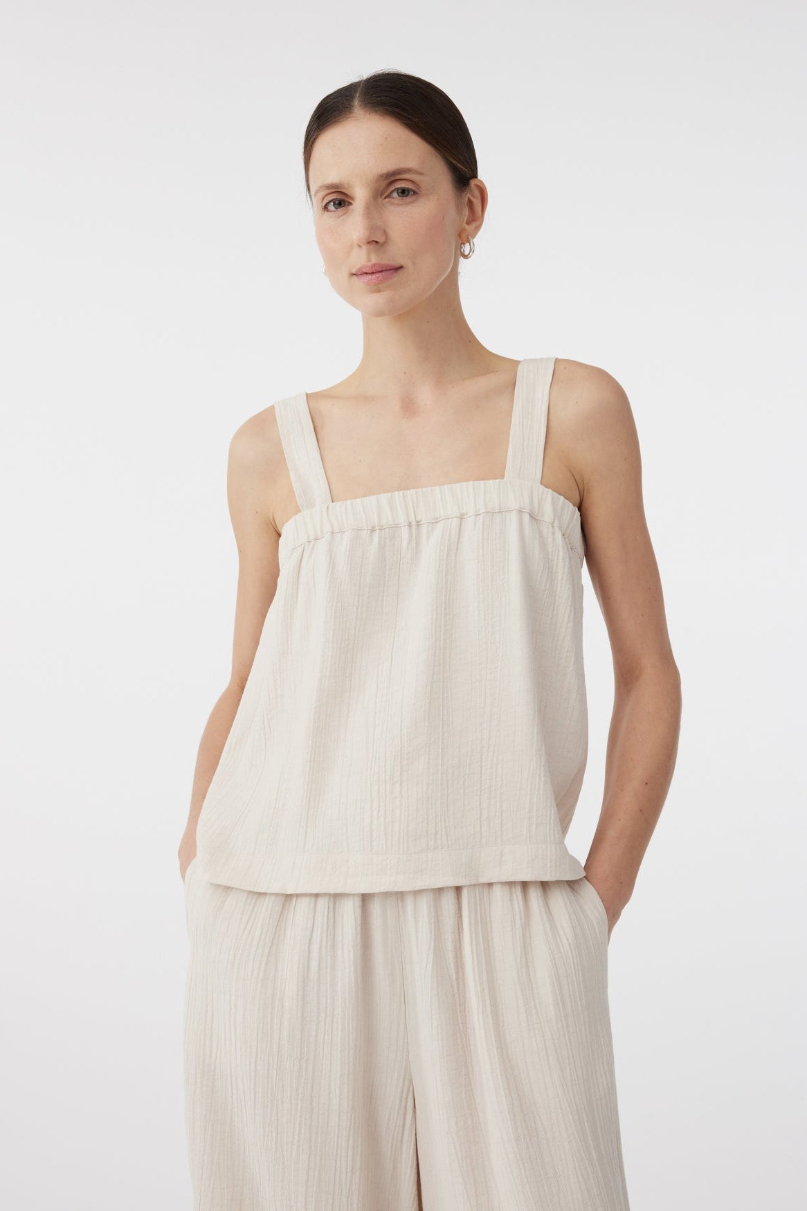 Bodil Top - Creme - RUM Amsterdam