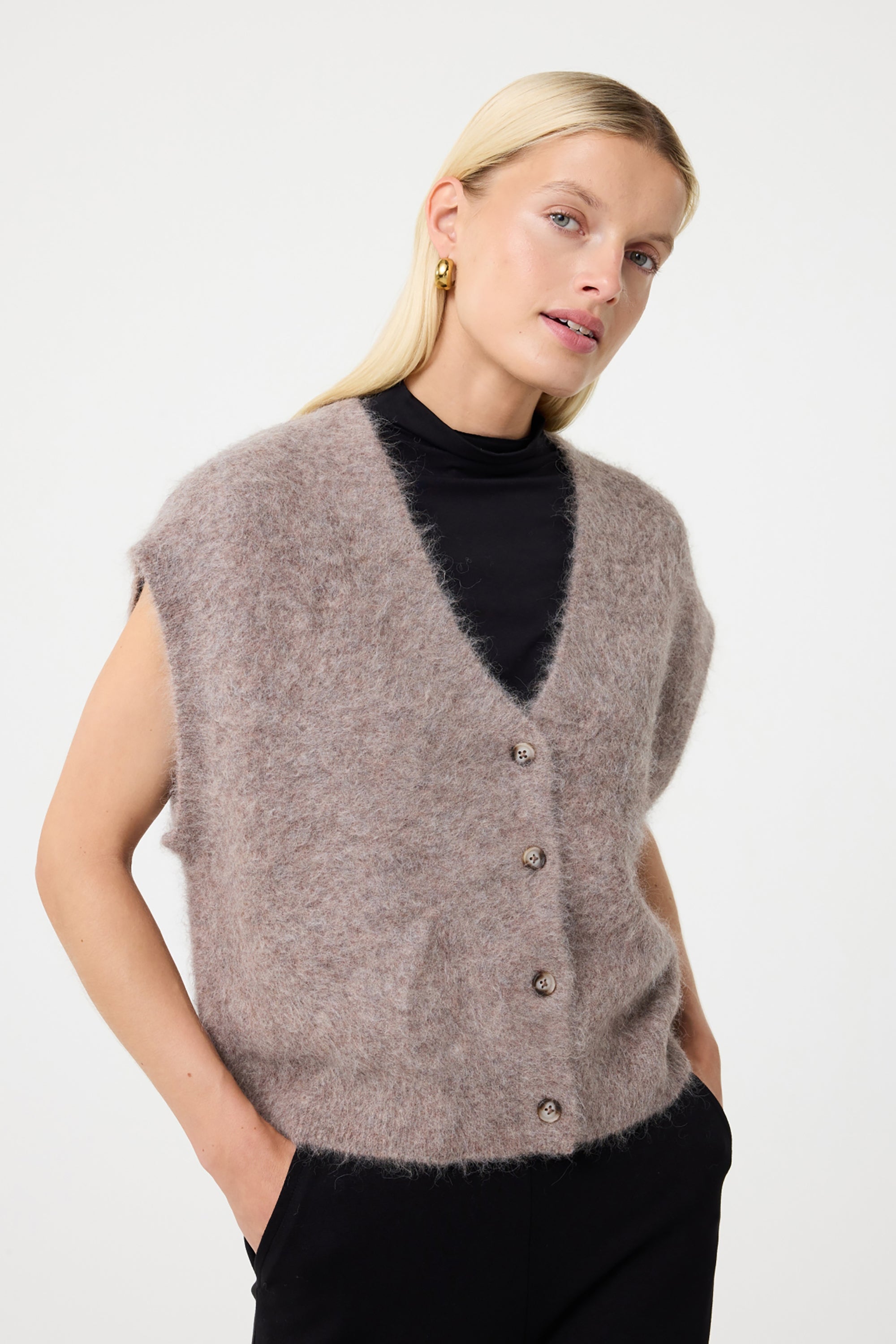 Constanze Cardigan - Mocca - RUM Amsterdam