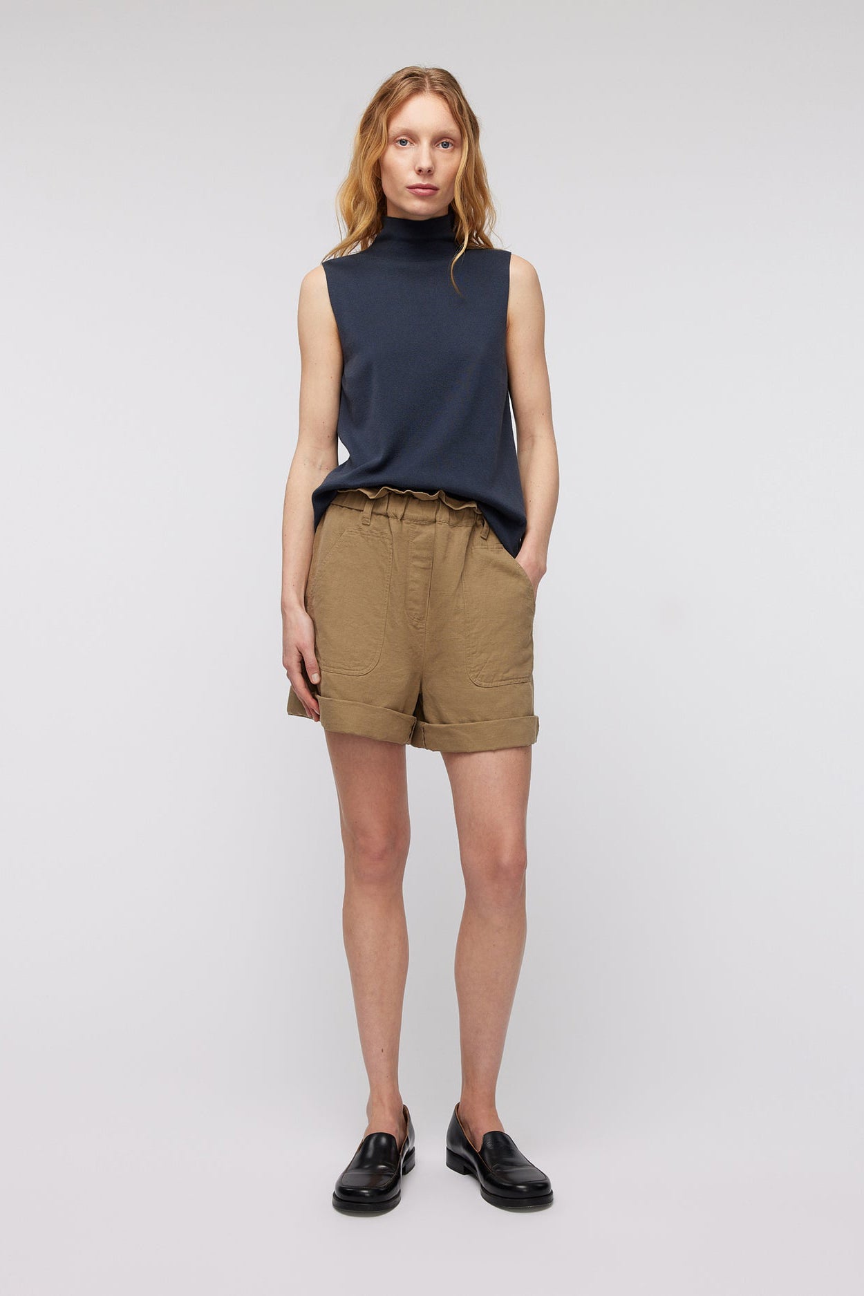 Knit-ted Fenna Shorts - Khaki - RUM Amsterdam