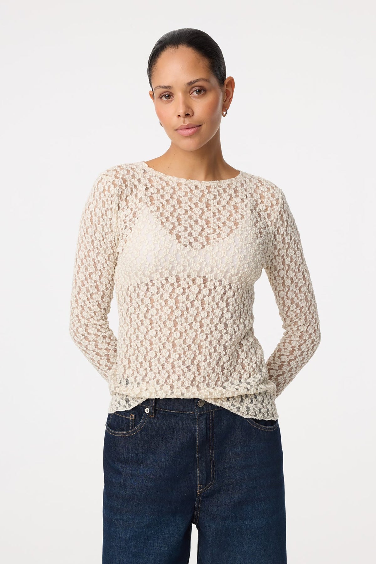Lacey Top - Creme