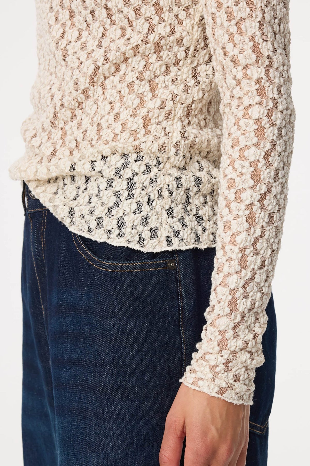 Lacey Top - Creme