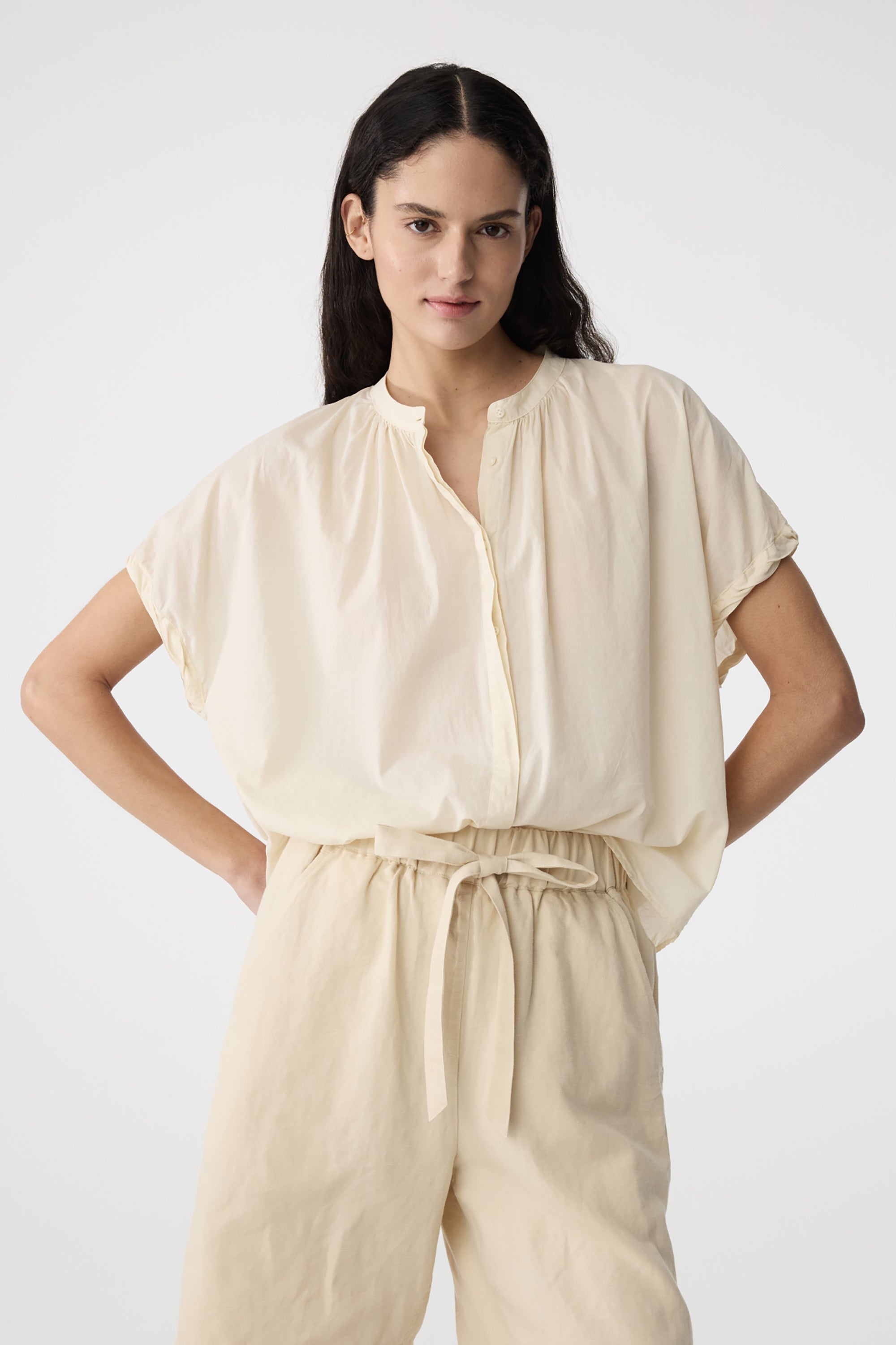 Lotus Blouse - Ivory
