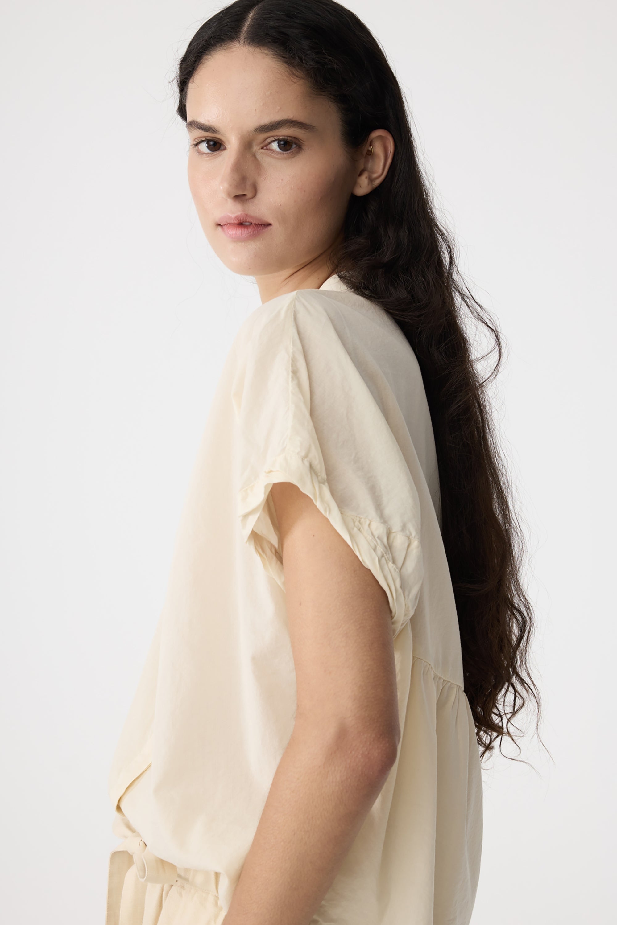 Lotus Blouse - Ivory