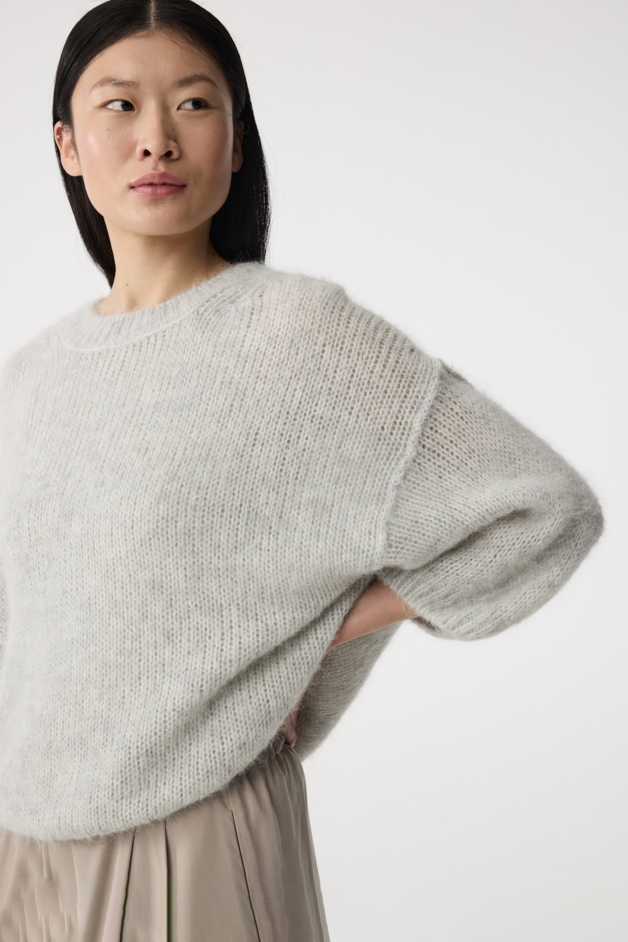 Mell Pullover - Grey Melange