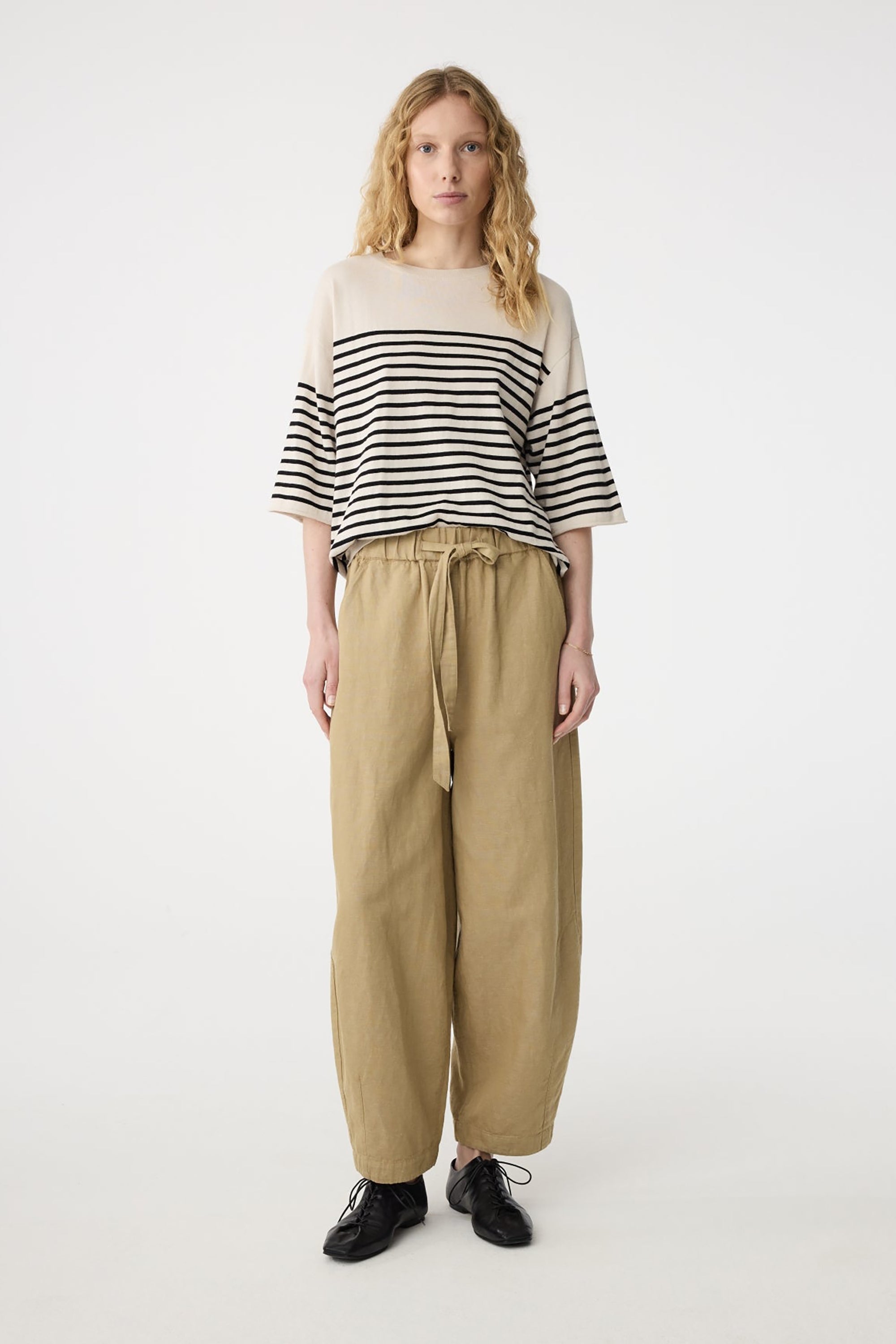Merle T-Shirt - Creme Stripe