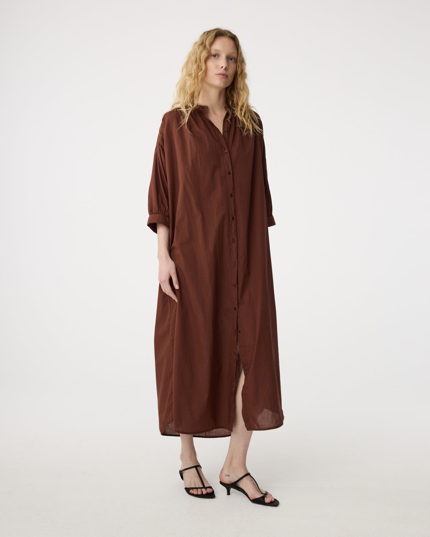 Wilma Dress - Mid Brown