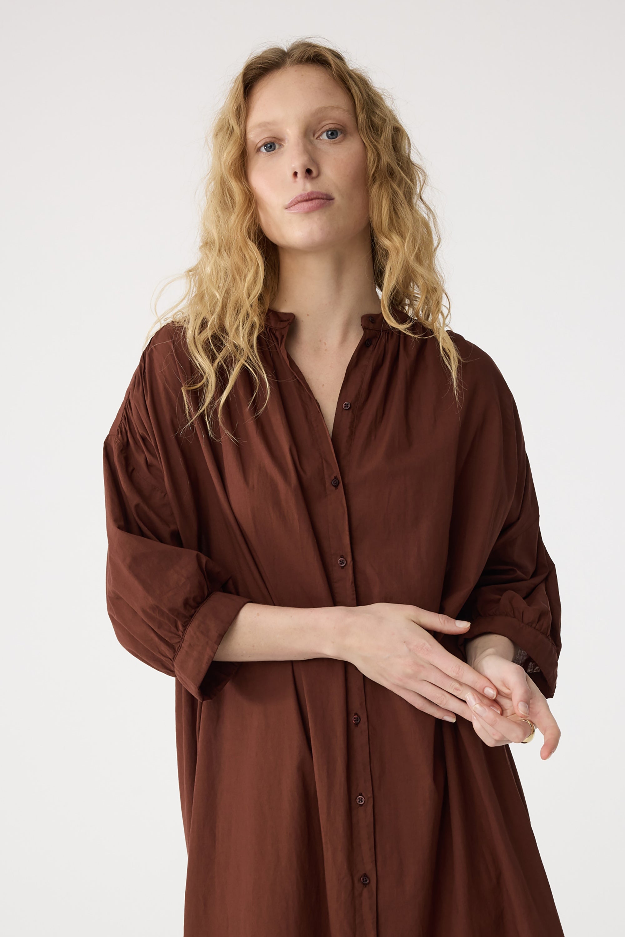 Wilma Dress - Mid Brown - RUM Amsterdam