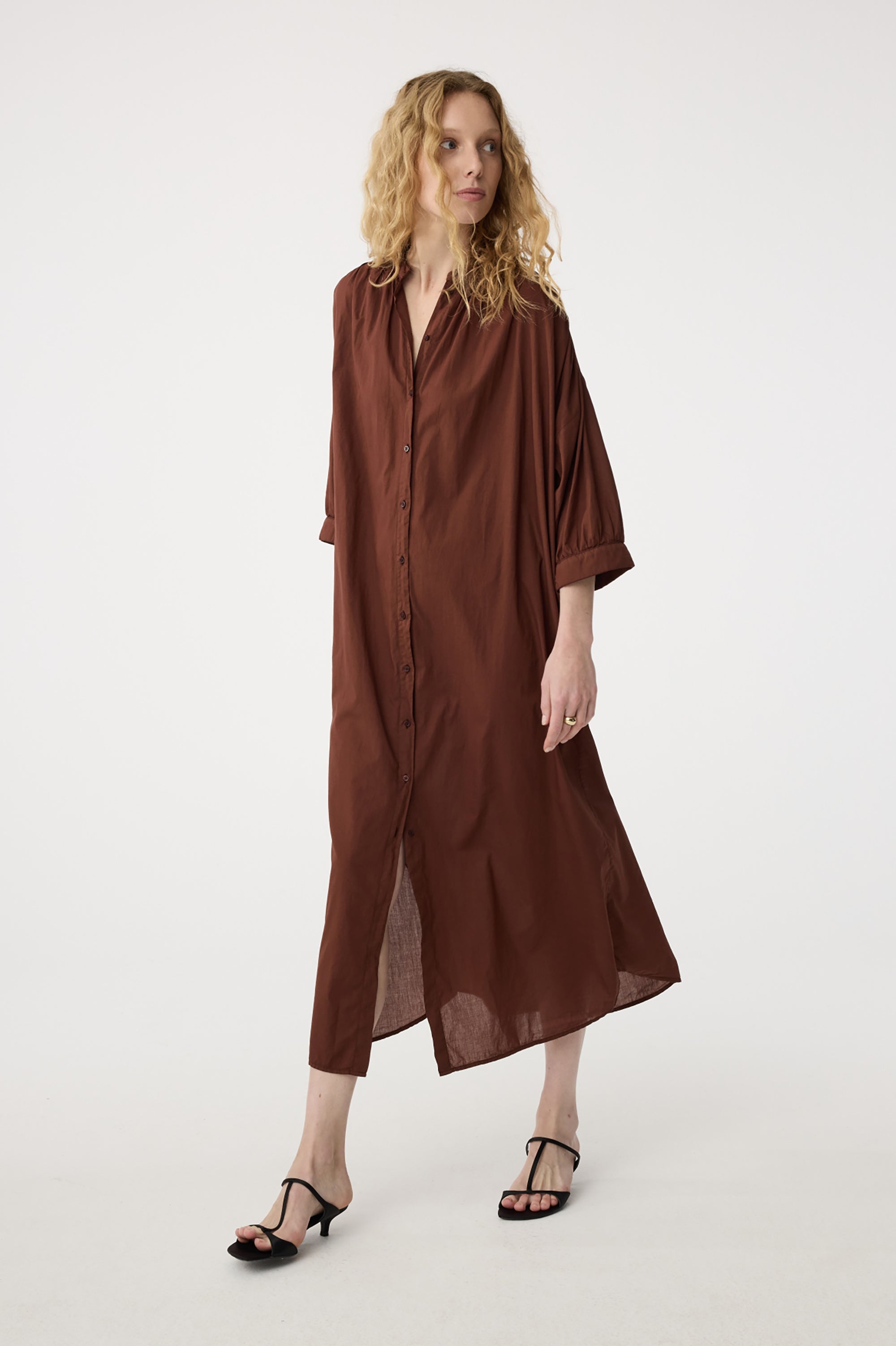Wilma Dress - Mid Brown - RUM Amsterdam
