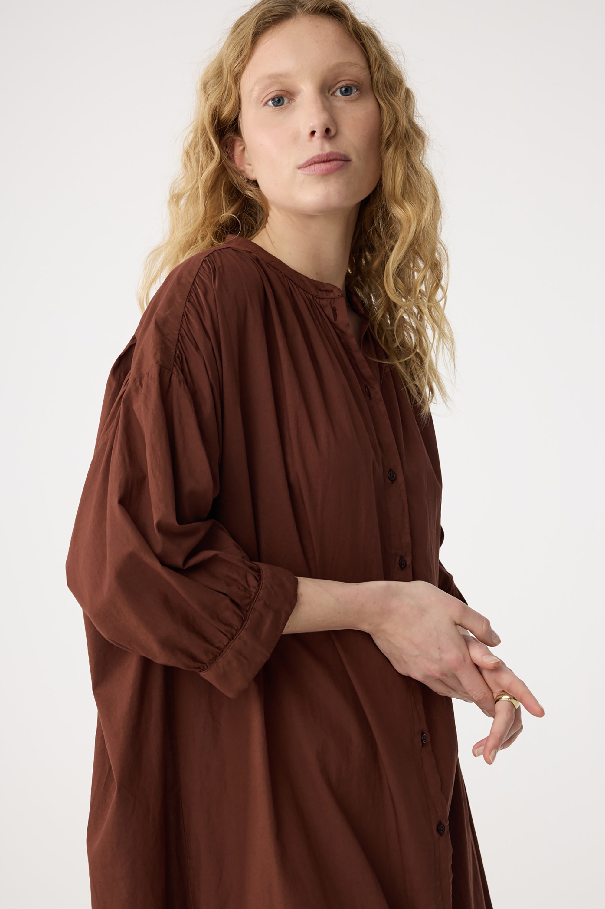 Wilma Dress - Mid Brown - RUM Amsterdam