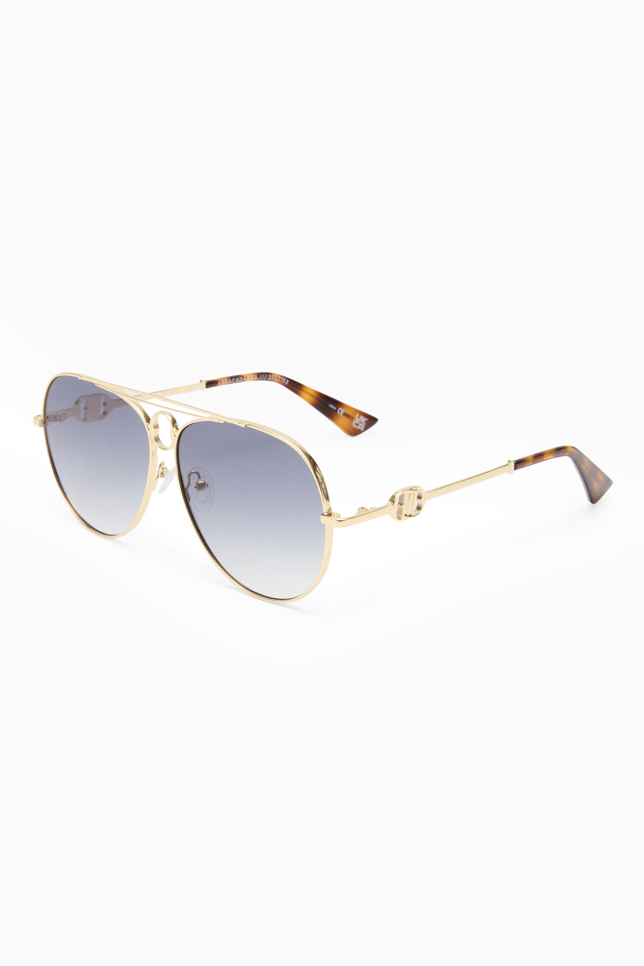 Abracadabra Sunglasses - Bright Gold w/ Smoke // Le Sustain