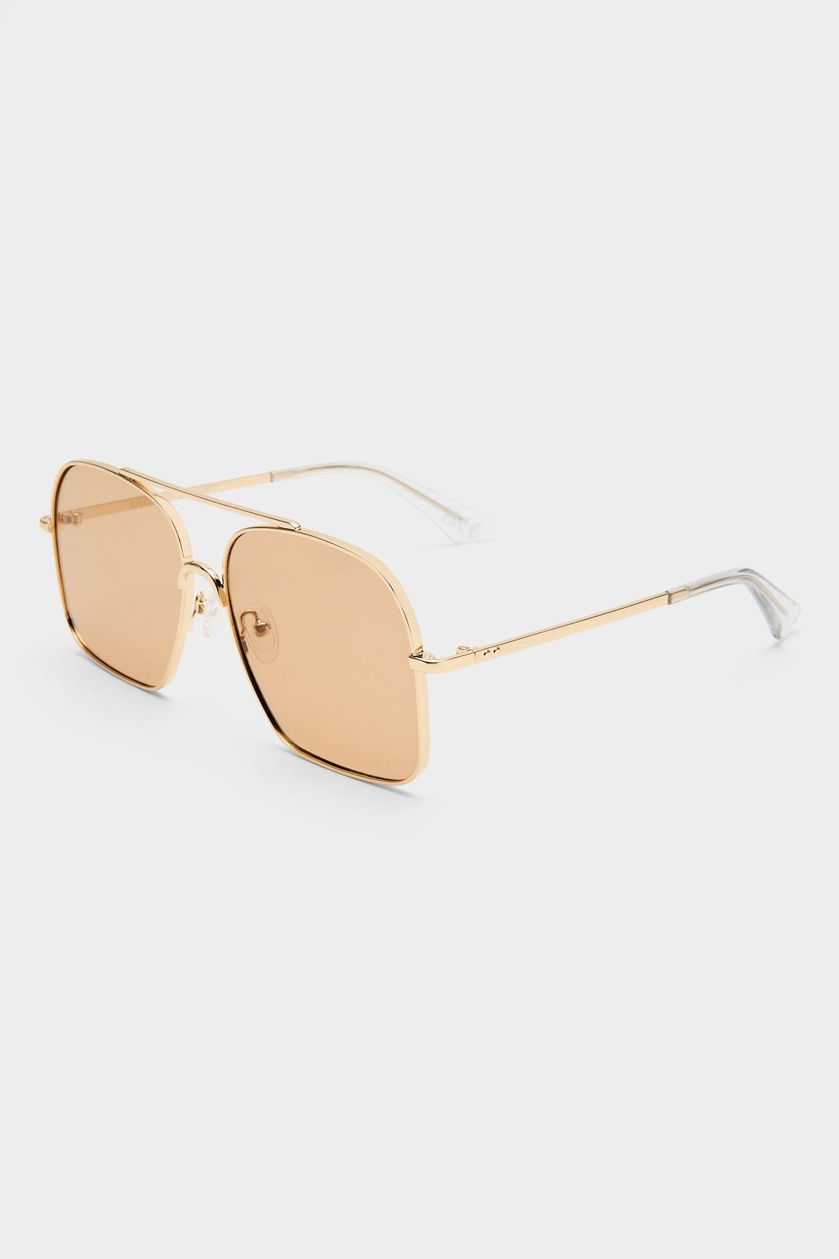 Civelle Sunglasses - Bright Gold w/ Tan Tint