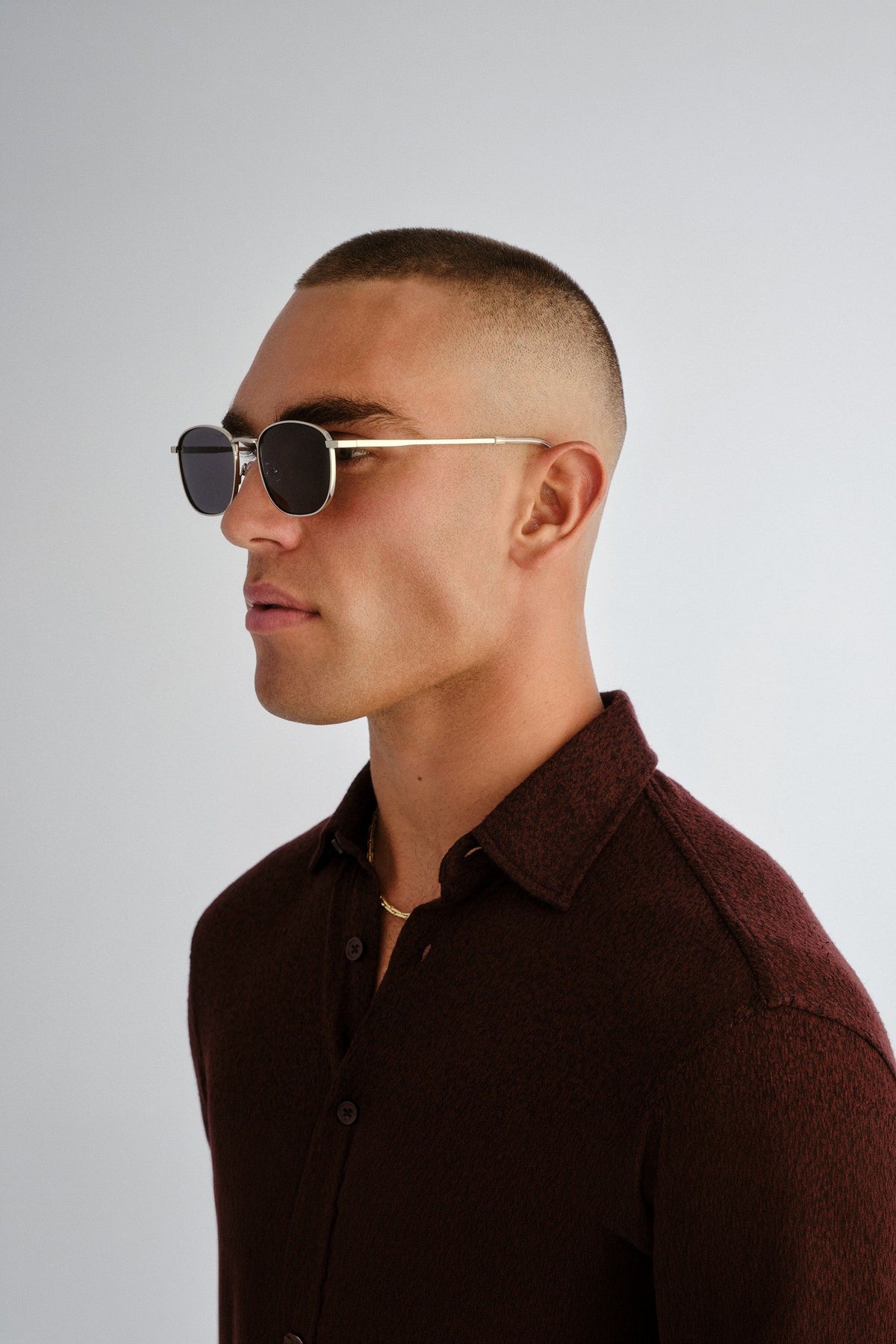Neptune Deux Sunglasses - Silver w/ Smoke Mono