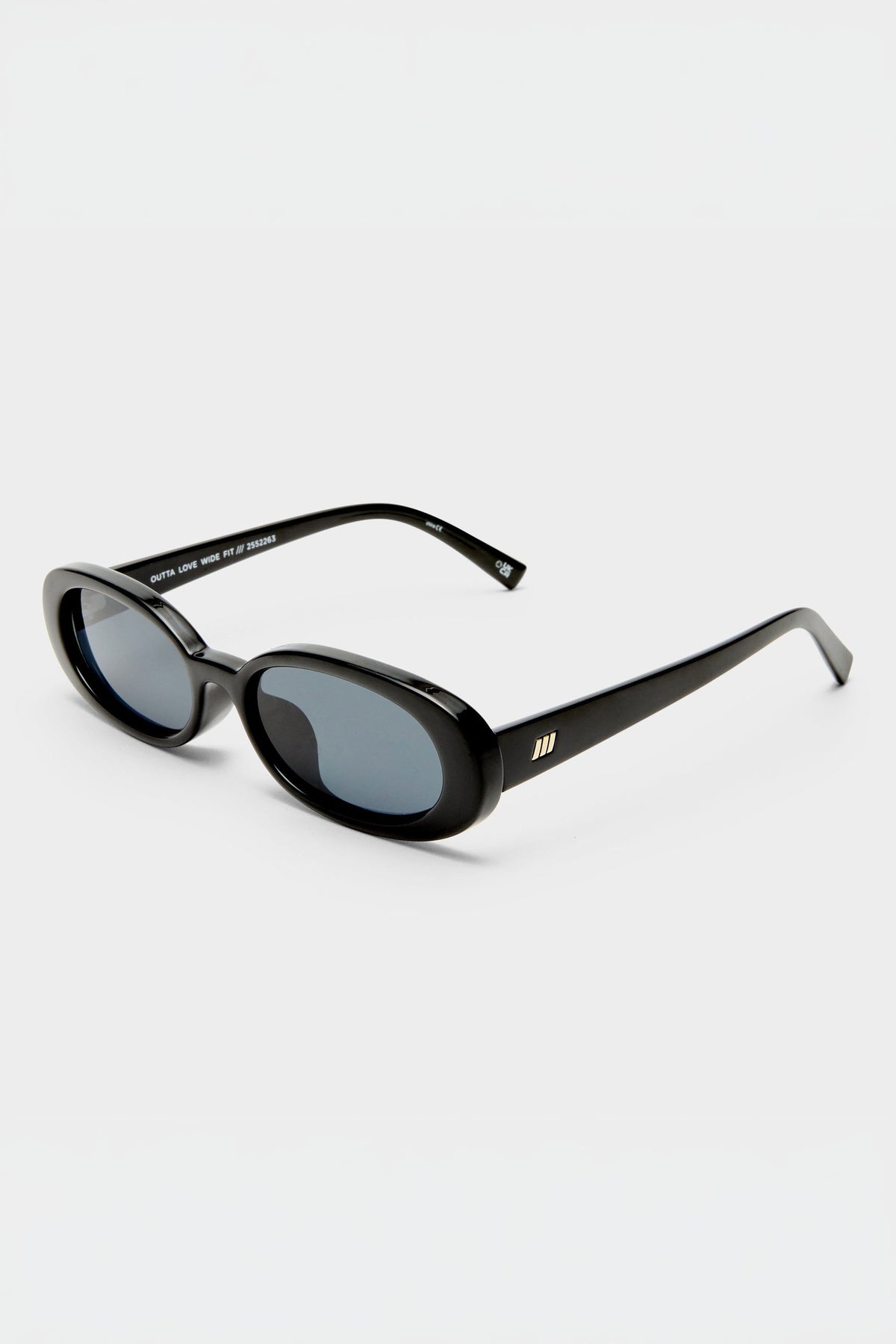 Outta Love Sunglasses - Black w/ Smoke Mono