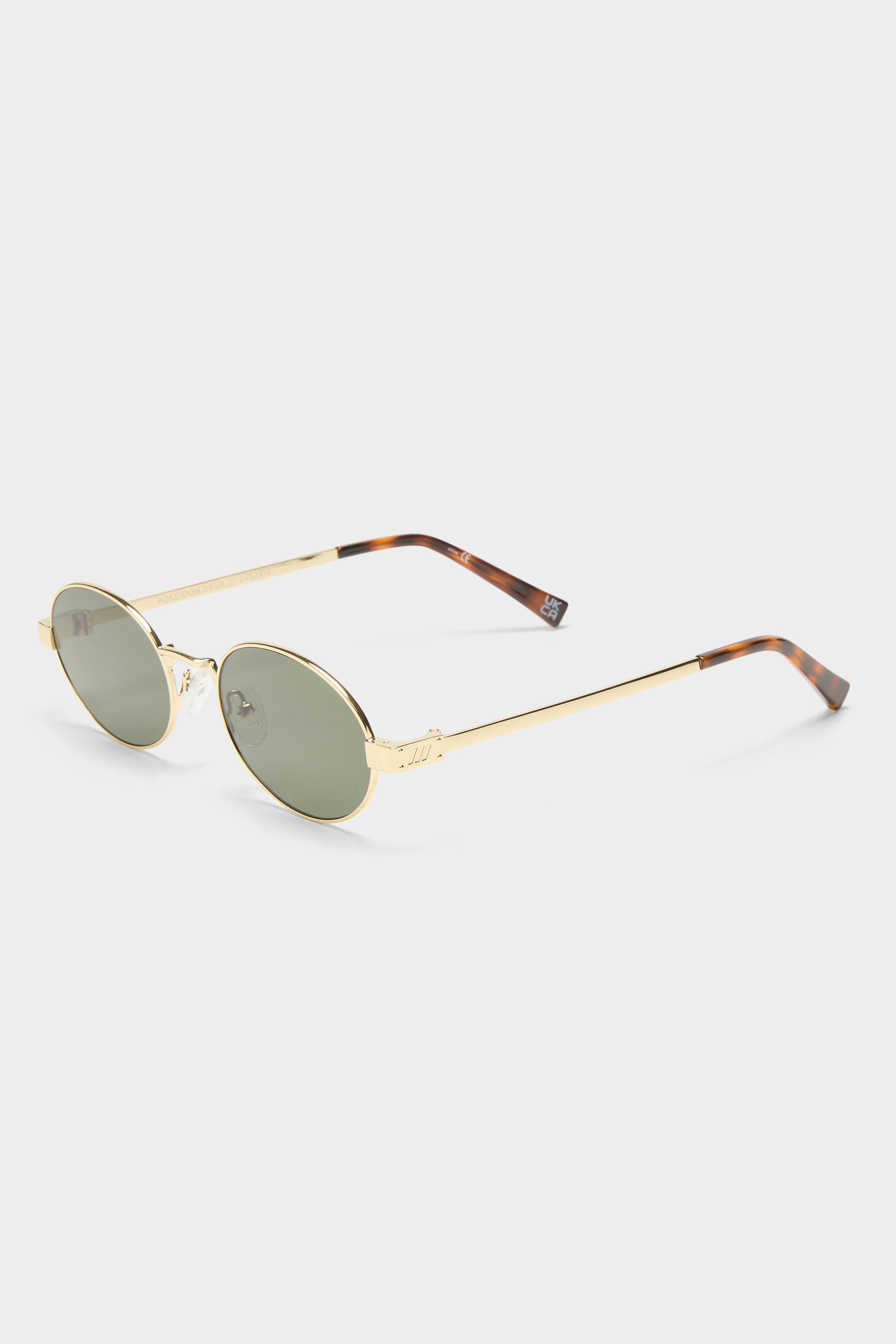 Poseidon Deux Sunglasses - Gold w/ Khaki Mono Lens - RUM Amsterdam
