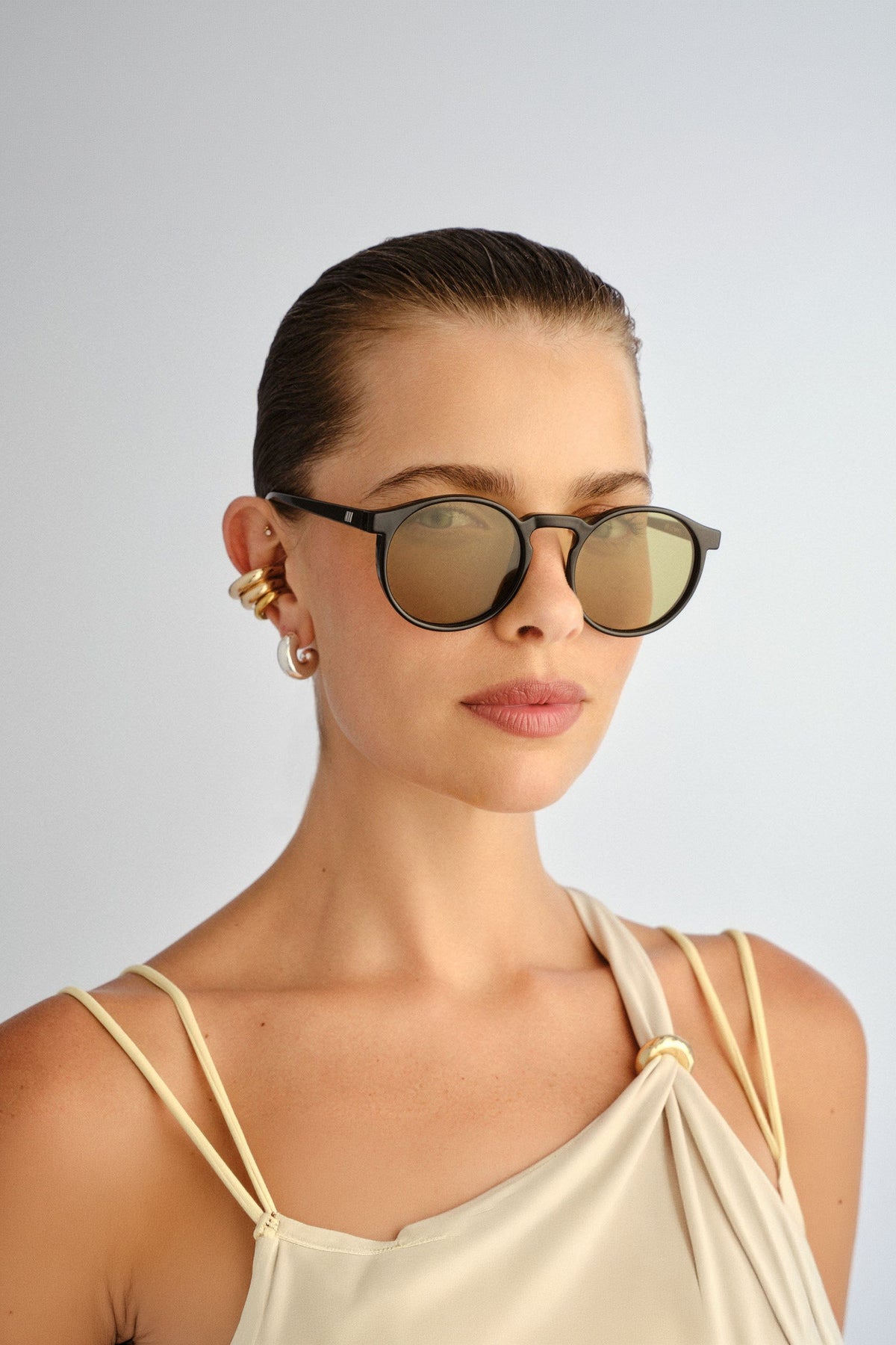 Teen Spirit Deux Sunglasses - Black w/ Olive Mono