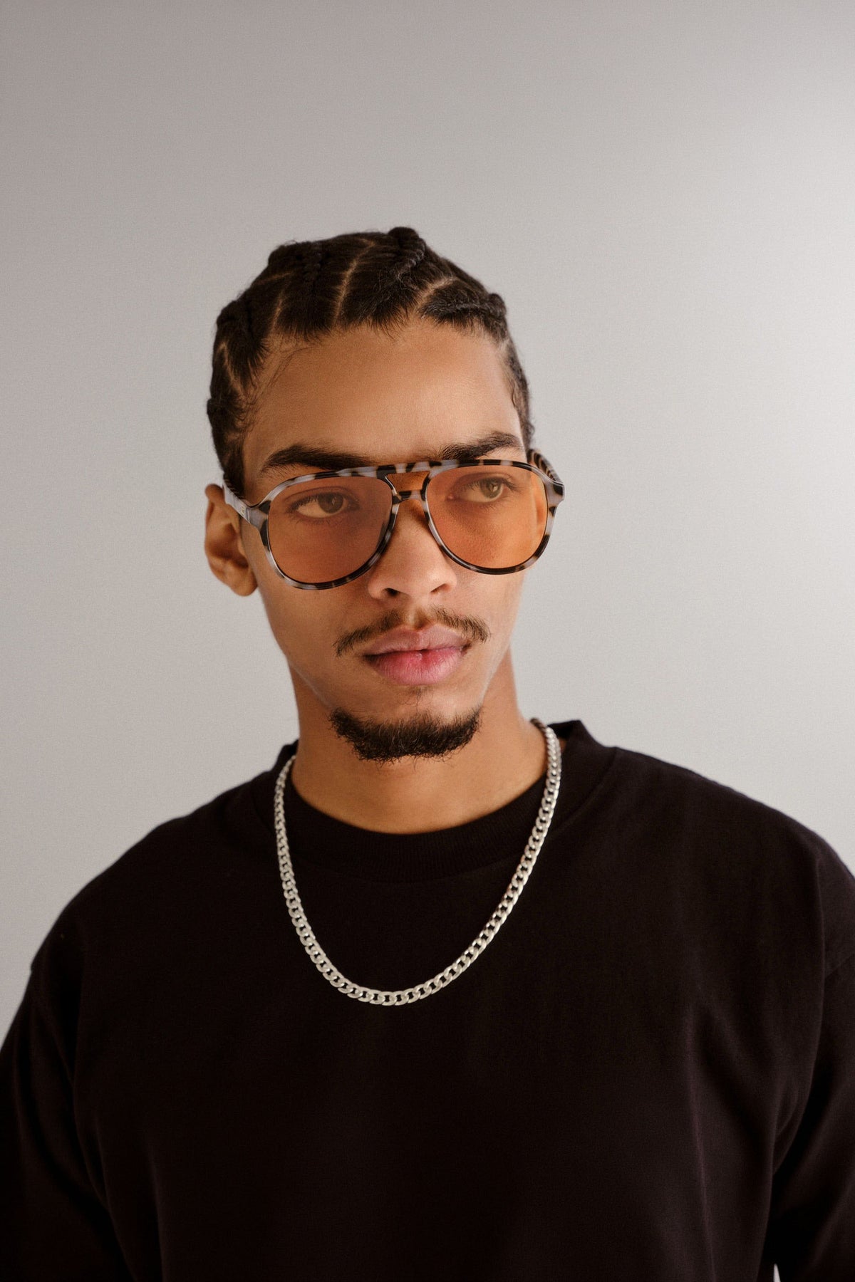 Tragic Magic Sunglasses - Cookie Tort w/ Mustard Mono