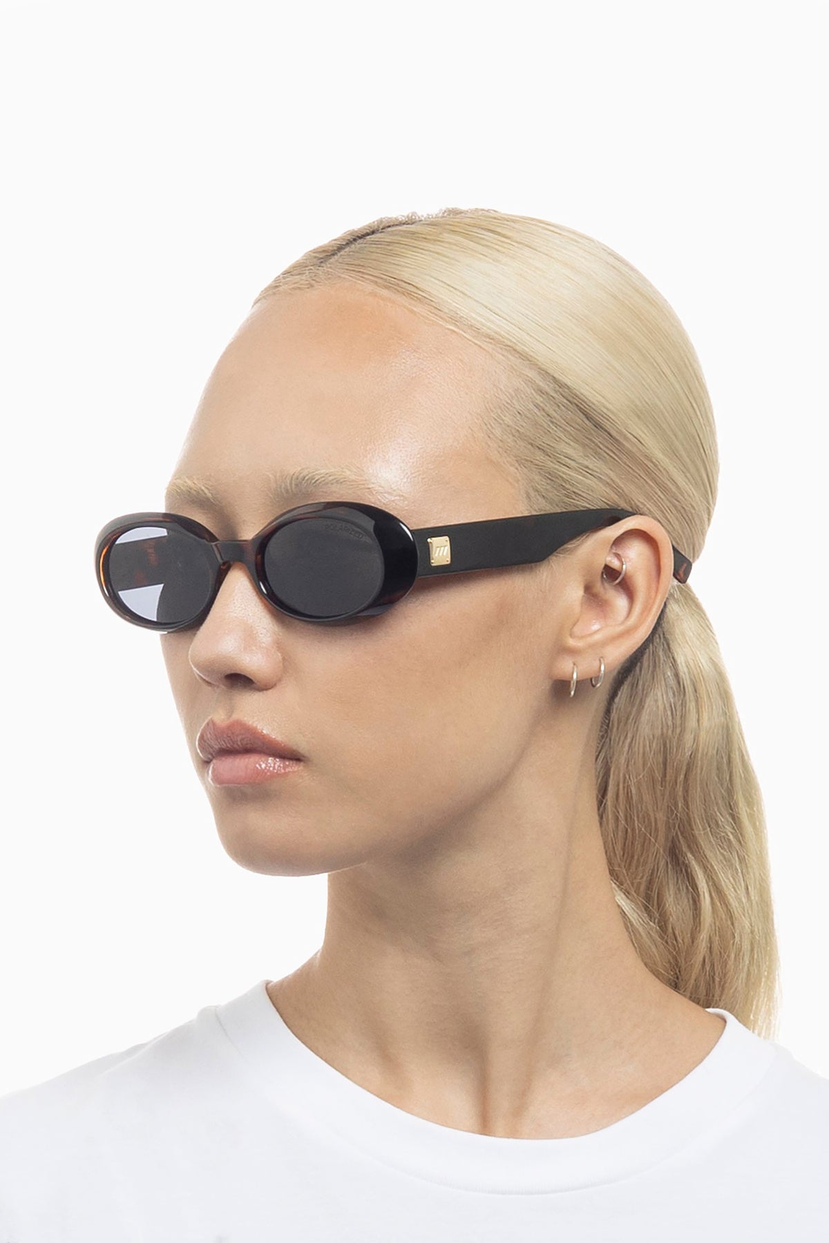 Le Specs Work It! Sunglasses - Dark Tort *Polarized* // 90s 