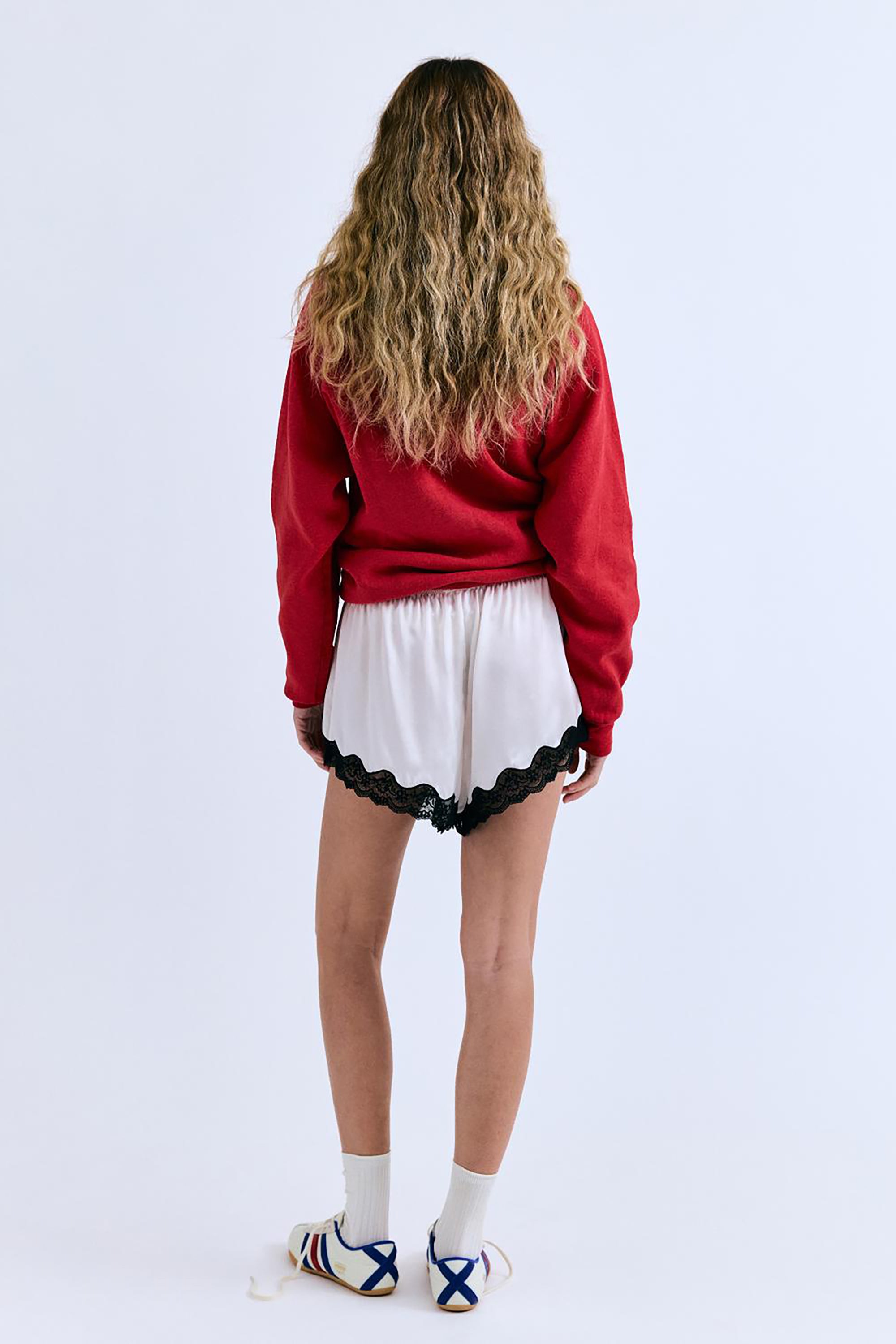 Brooke Comfy Silky Shorts - Off White