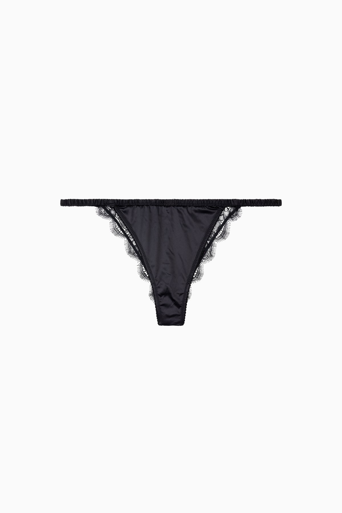 Charlotte Tanga-Style Briefs - Black