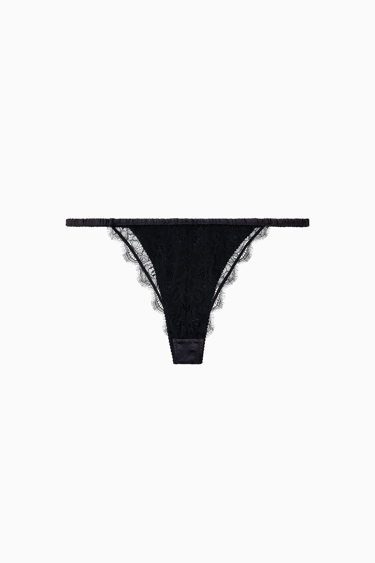 Charlotte Tanga-Style Briefs - Black