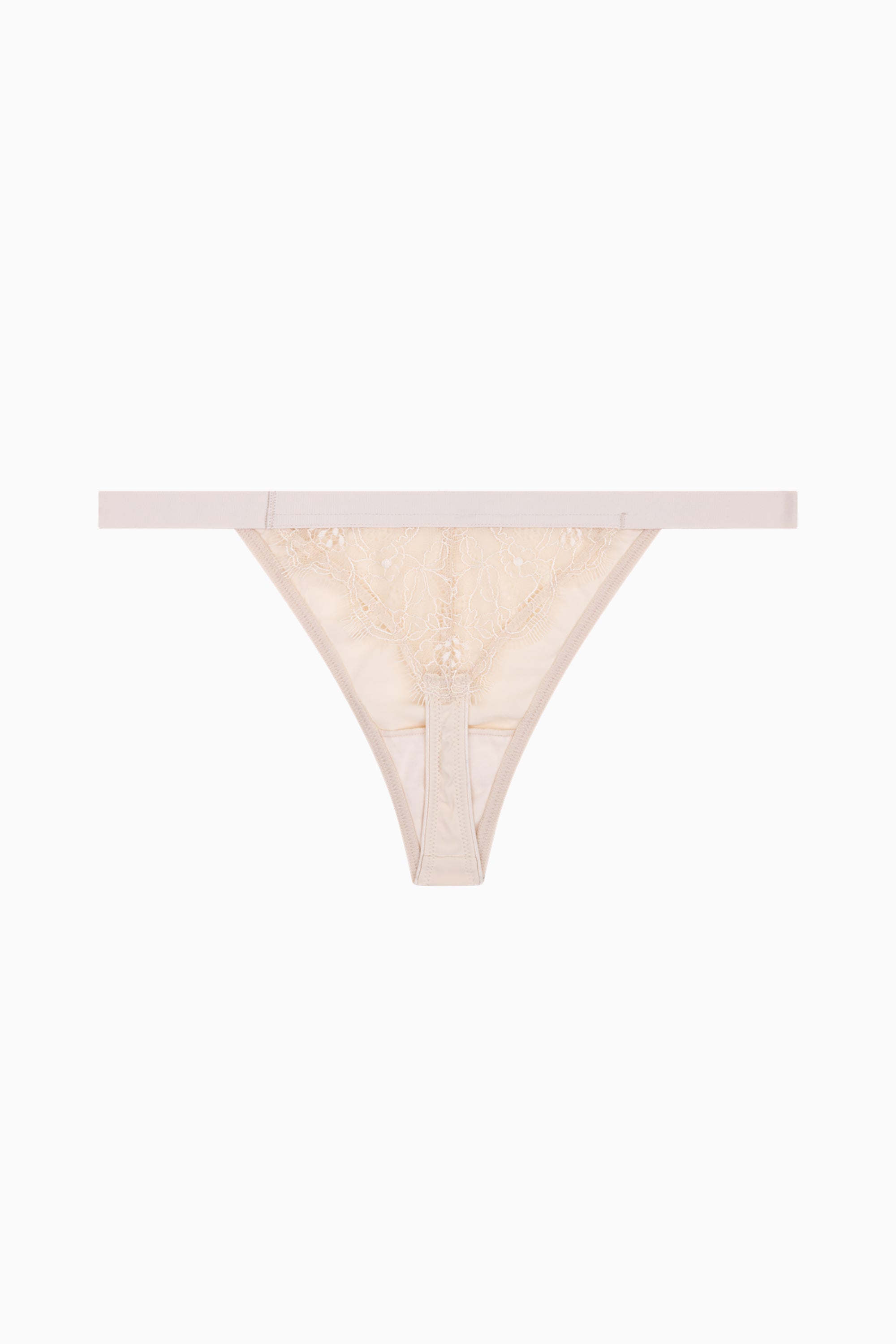 Roomservice Elegant String Briefs - Off White